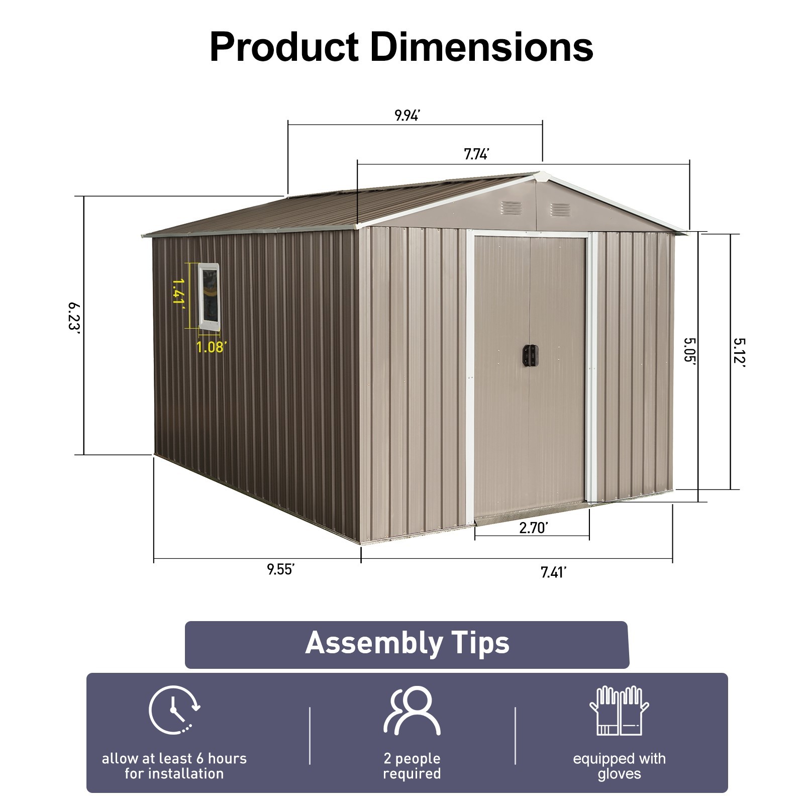ToolCat BZ-3-173-SN Metal-Storage-Buildings-Sheds - View #5