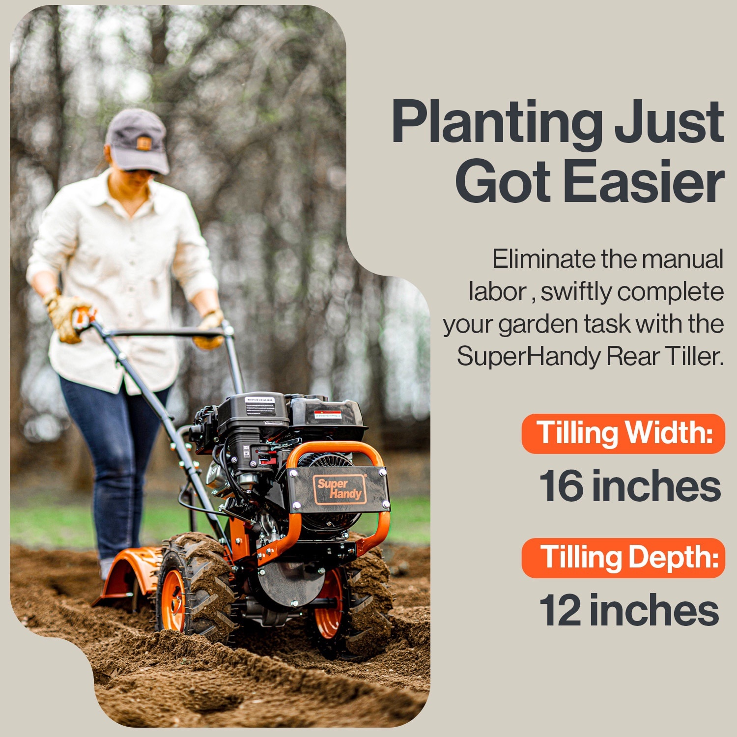 SuperHandy GUO116 tillers - View #5