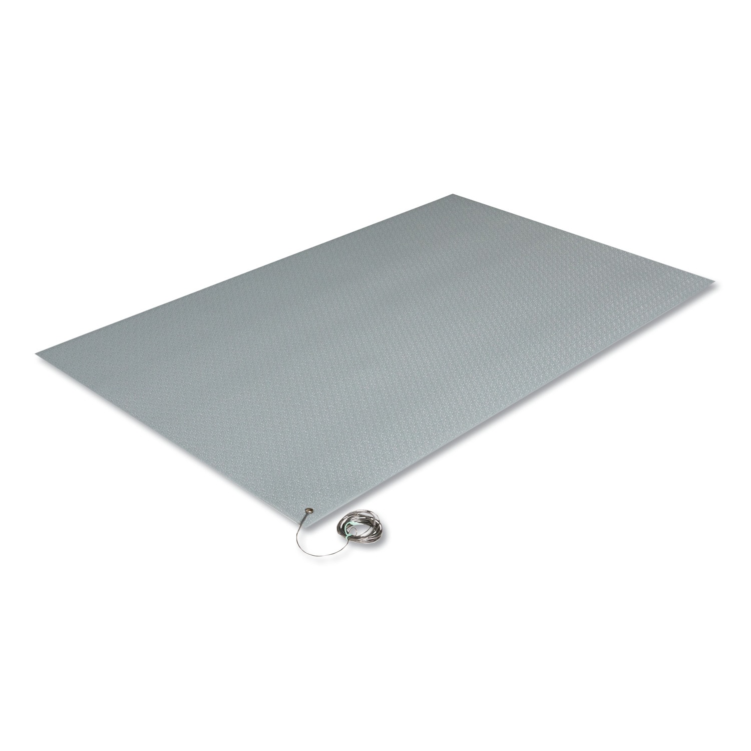 Crown Gray Rectangular Indoor Utility Mat in the Mats department