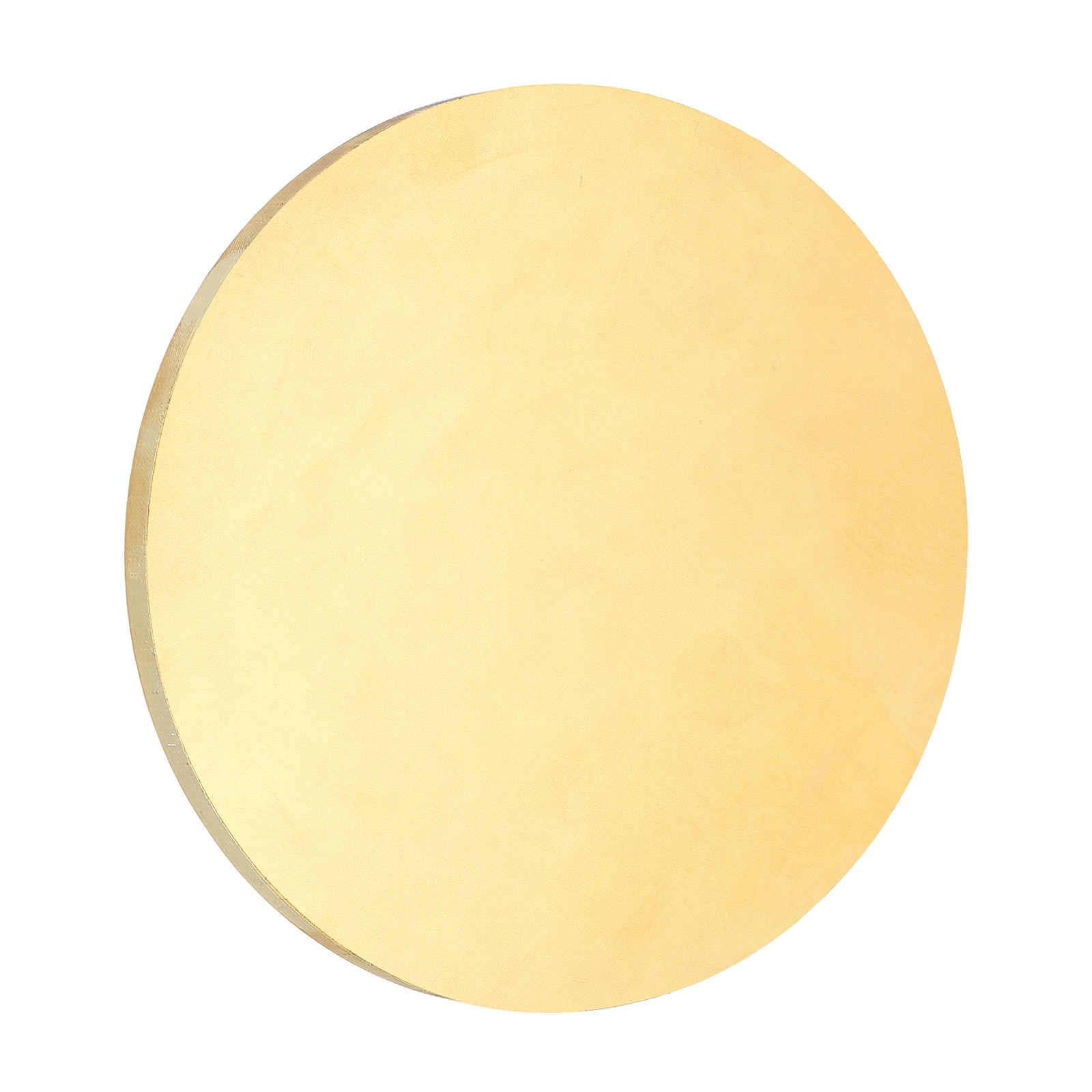 Unique Bargains - Brass Round Plate 0.2inch(5mm) Thick 3.15inch(80mm) Dia H65 Brass Round Disc Bl...