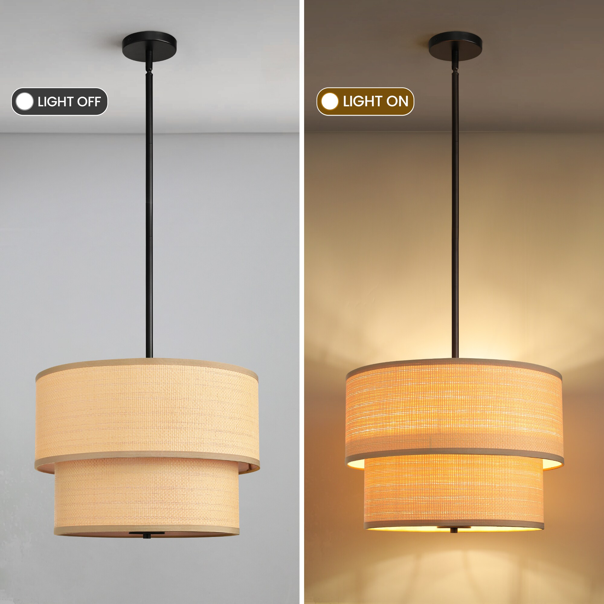 KAISITE 8218PL-05BK-CB Pendant-Lights - View #10