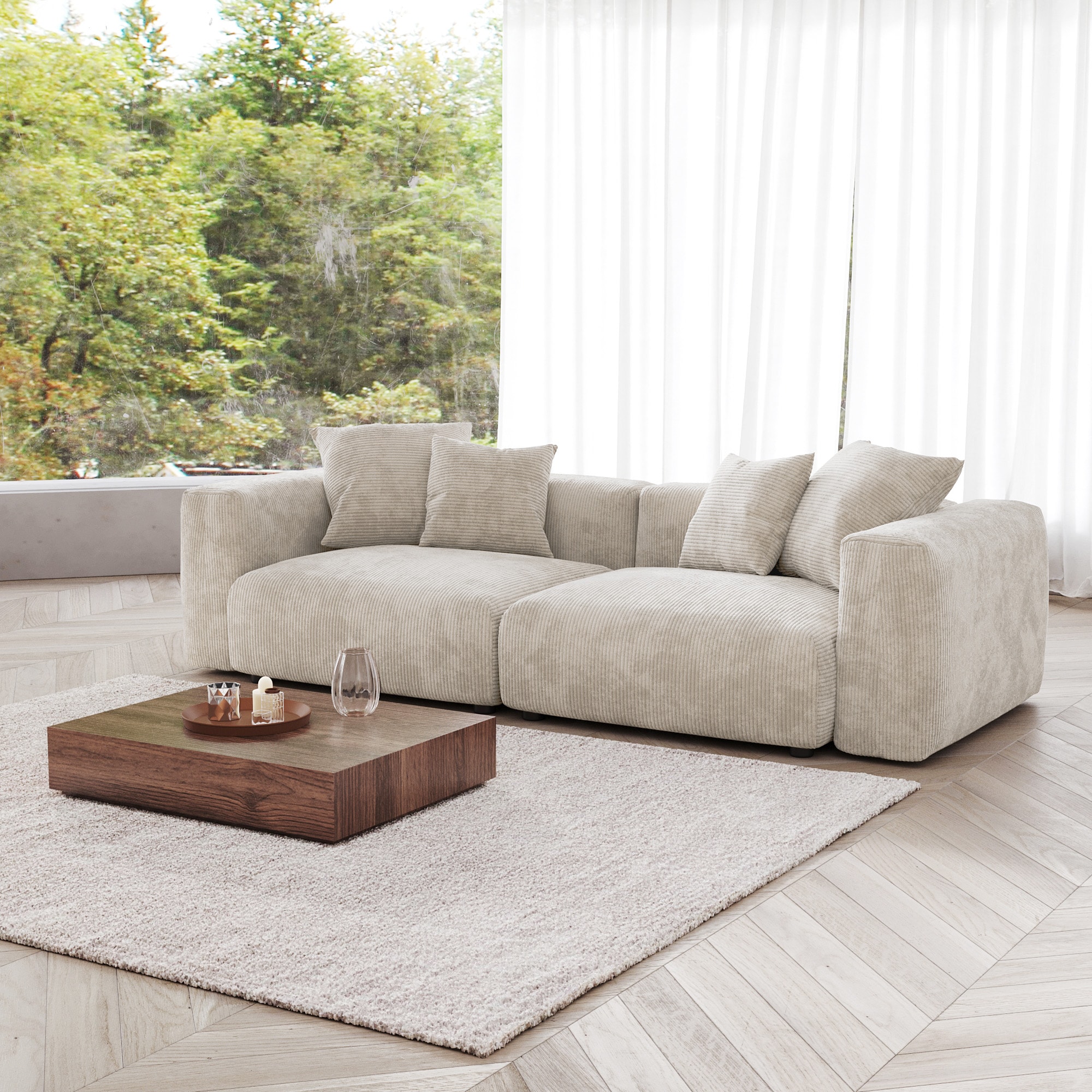 BuotiqHom DH-S2-126BE Sofas-Loveseats - View #3