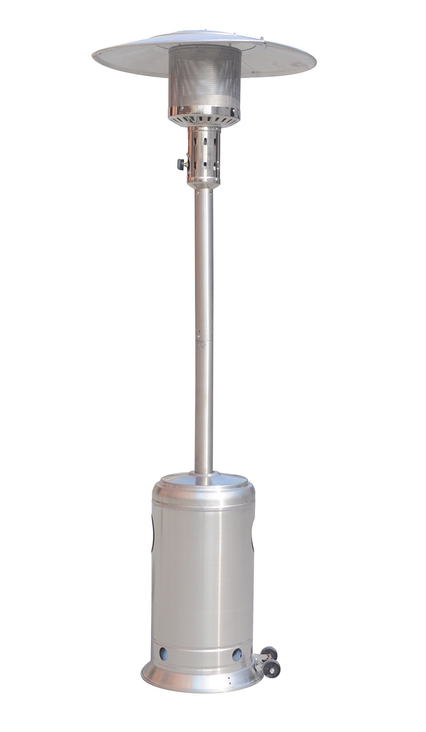 Kahomvis LH-QPW9-SS 47000 -BTU Silver Stainless steel Floorstanding Natural gas Patio Heater