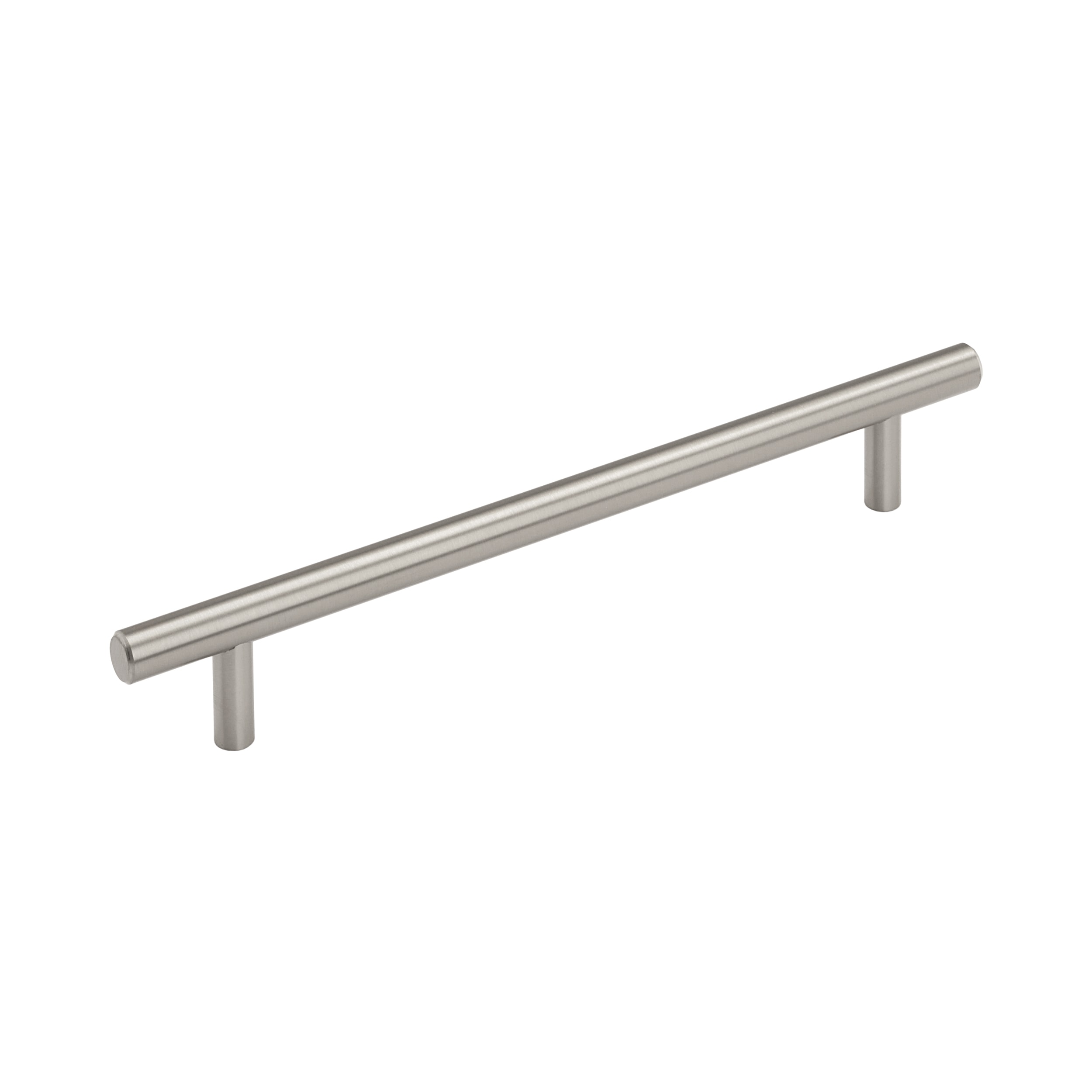 Amerock BP40518G10 Bar Pulls 7-9/16-in , 192mm Center to Center Satin Nickel Cylindrical Bar