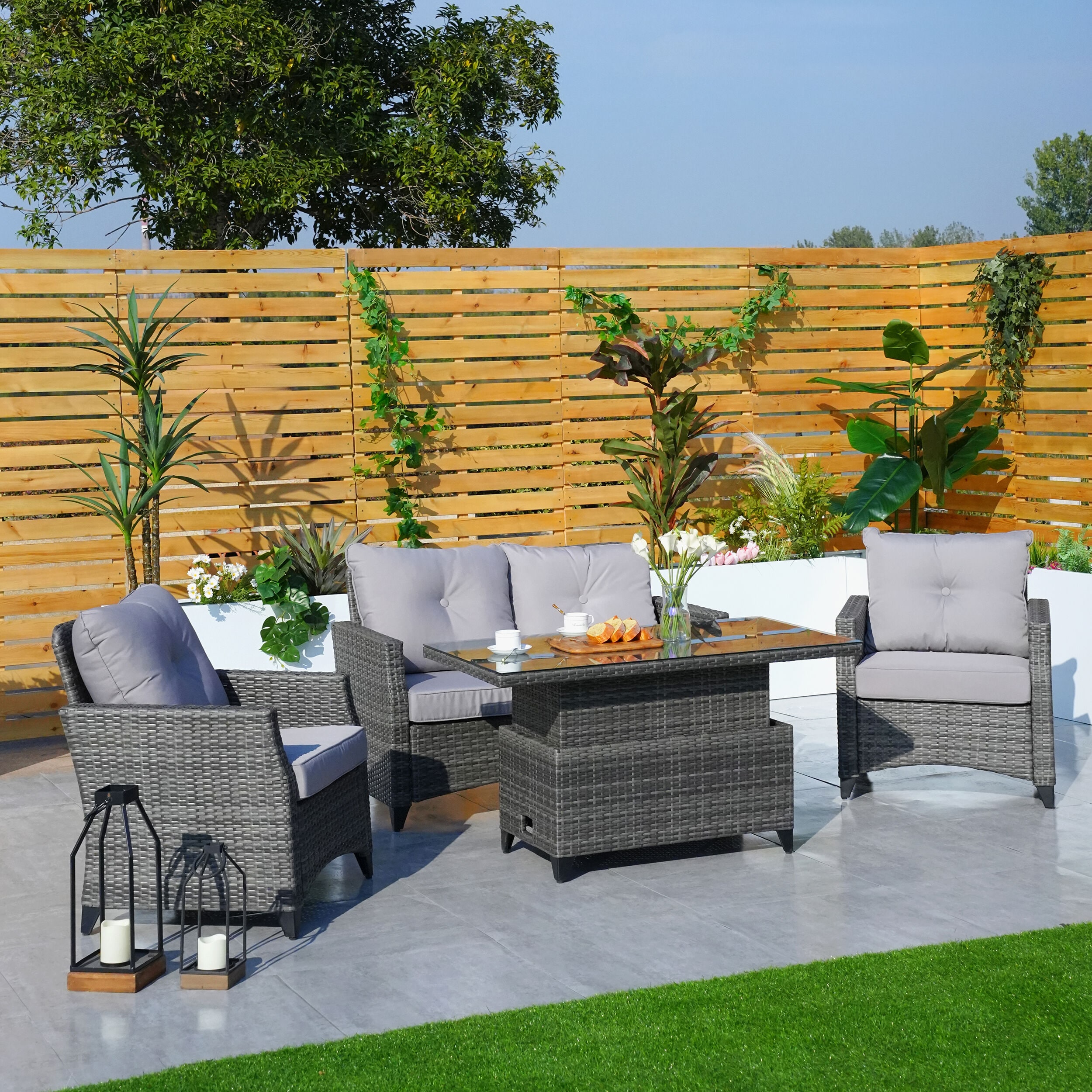 Moda Furnishings PAF-1801LP Patio-Conversation-Sets - View #3