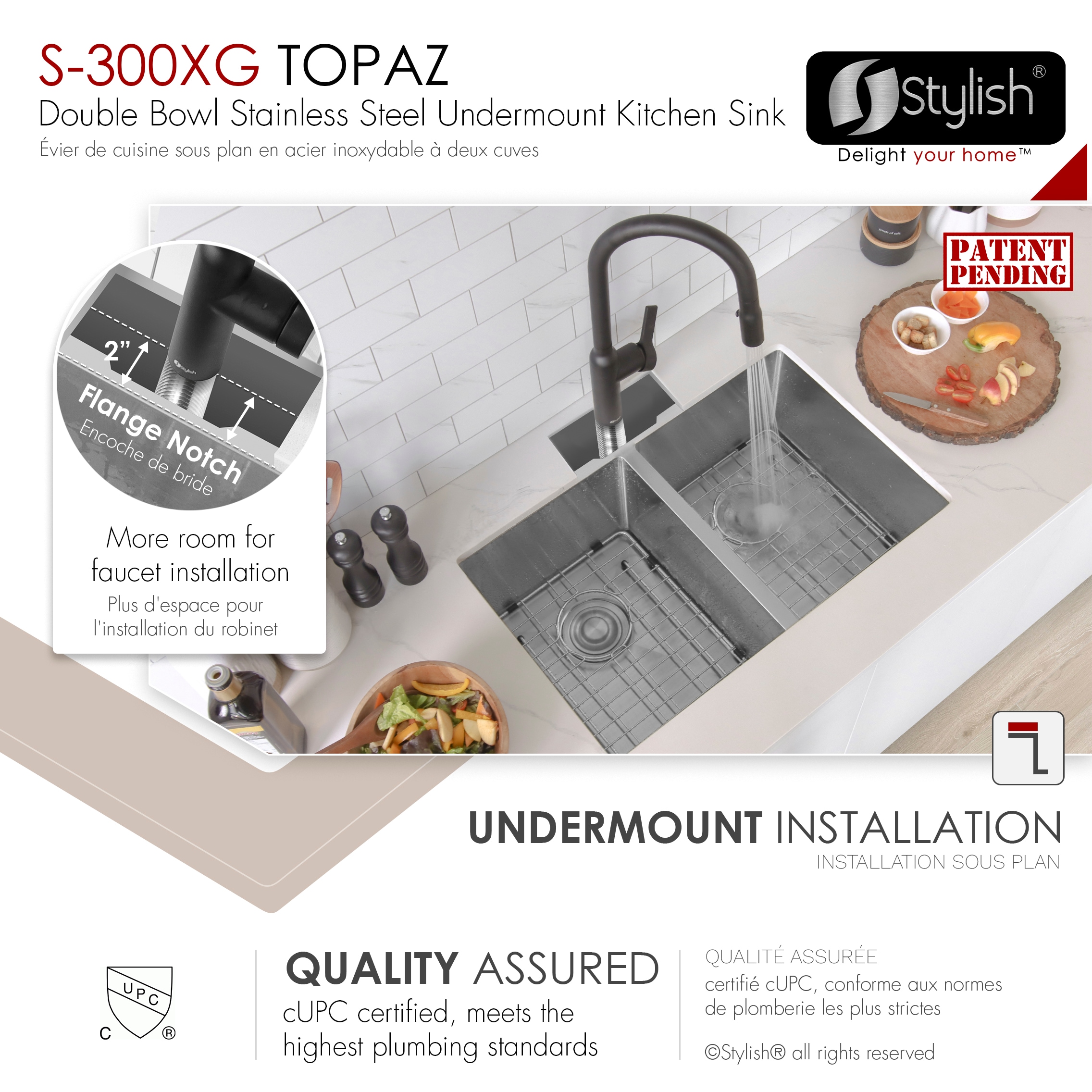 Stylish S-300XG1 Kitchen-Sinks - View #5