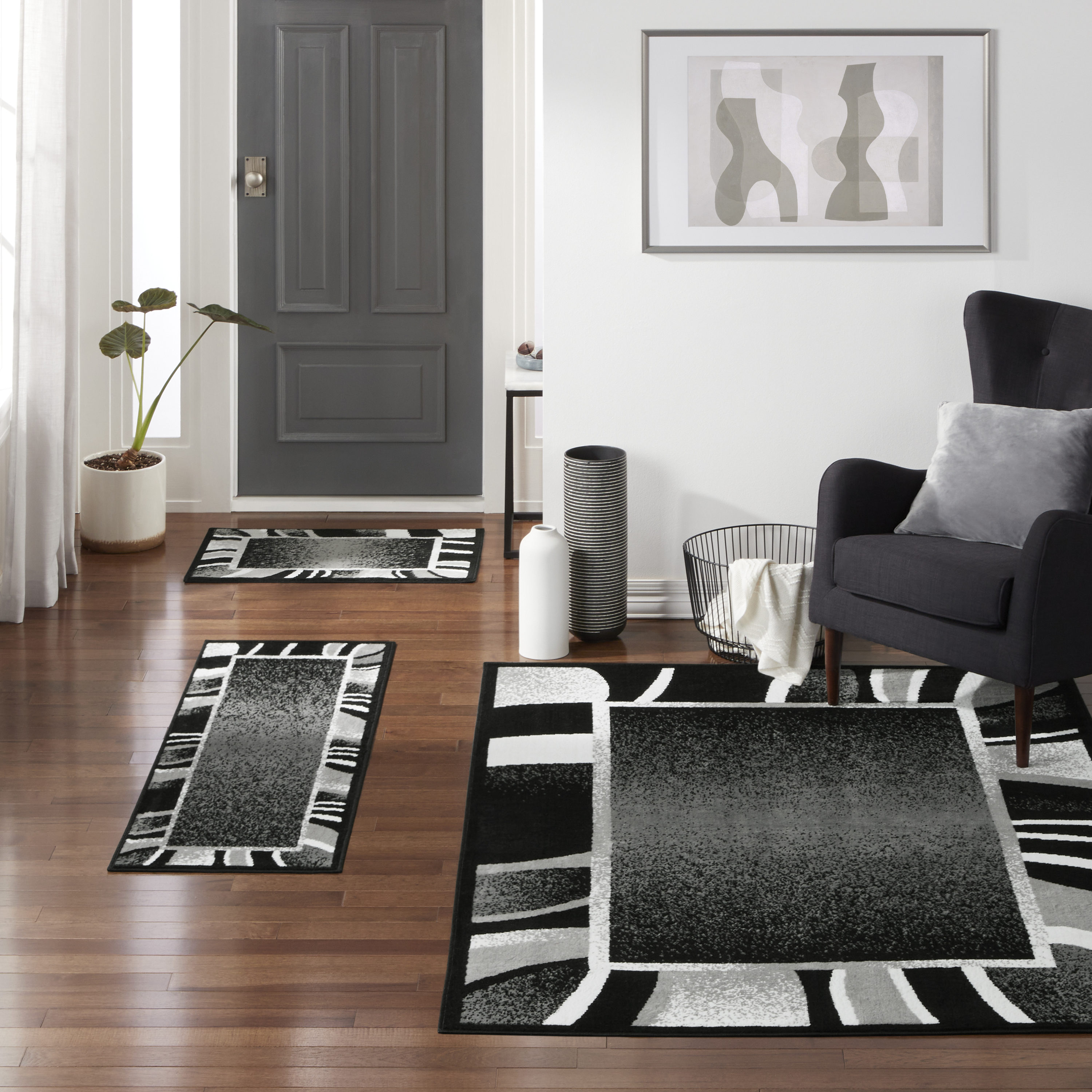 Home Dynamix Premium Rizzy Black-Gray Area Rug