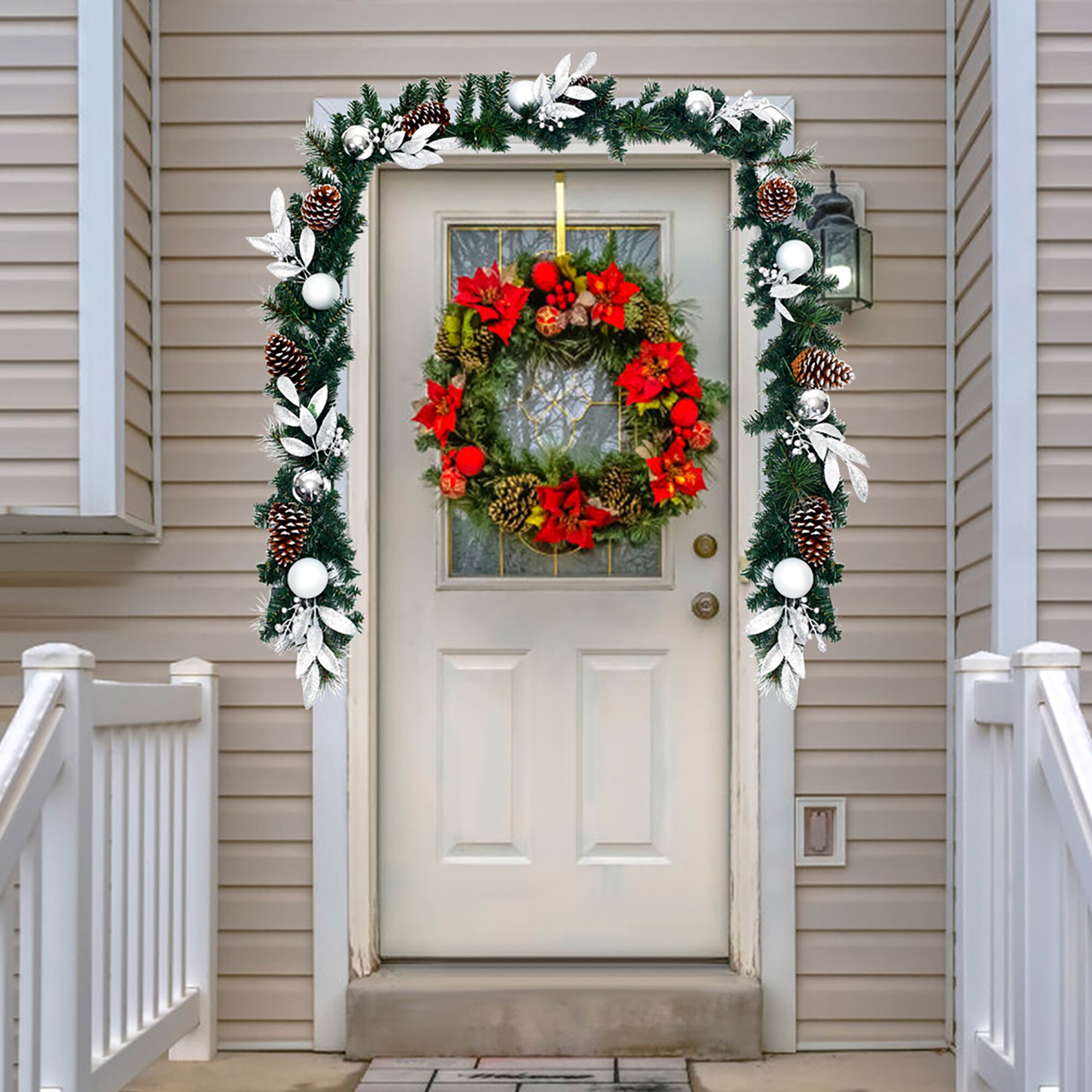 Costway CM22796 Artificial-Christmas-Garland - View #5