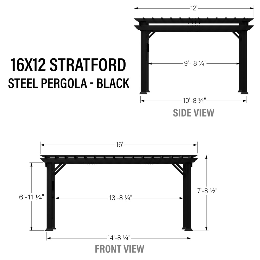 Range Outdoor Living 2600461COM Pergolas-2 - View #4