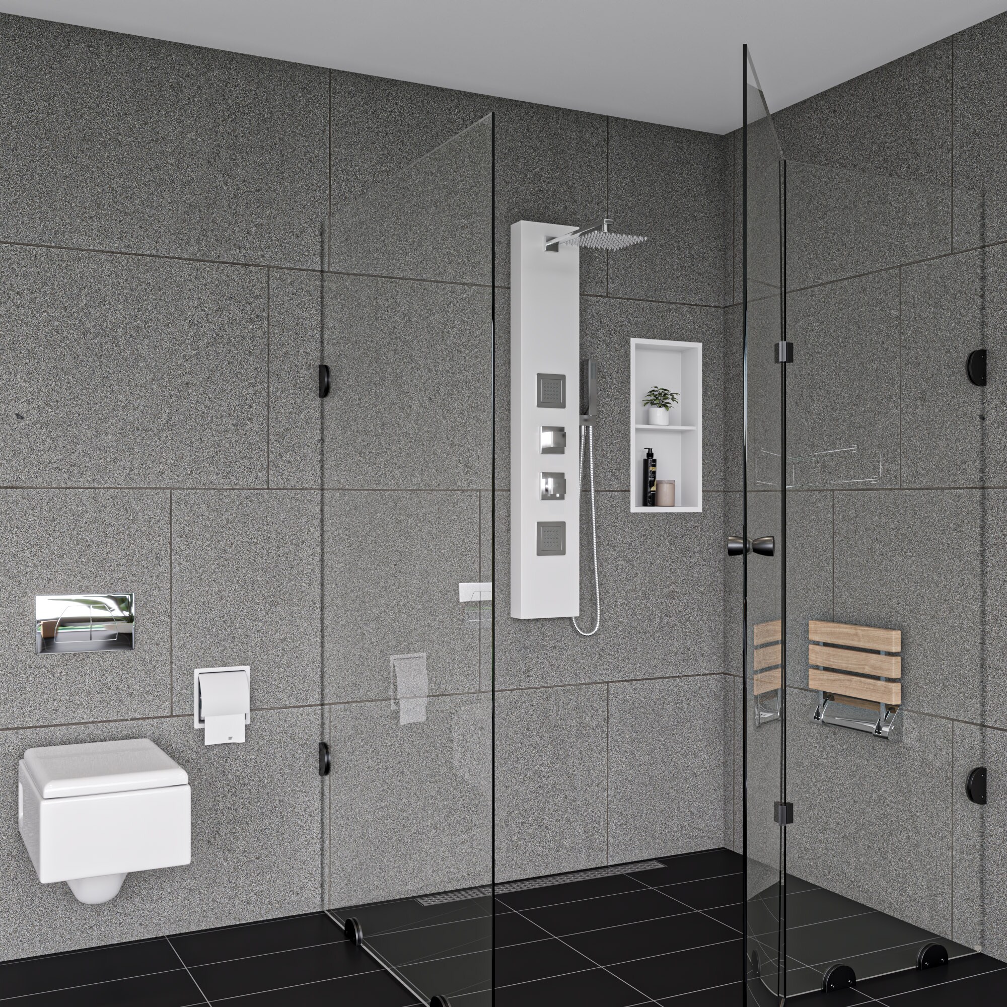 ALFI ABNC1224-W Bathroom-Shelves - View #10