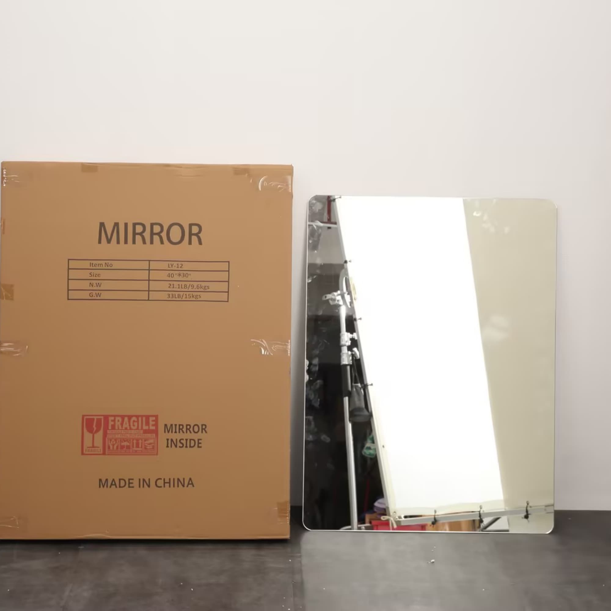 Ama Pear 1-MR-02 Framed-Bath-Mirrors - View #8