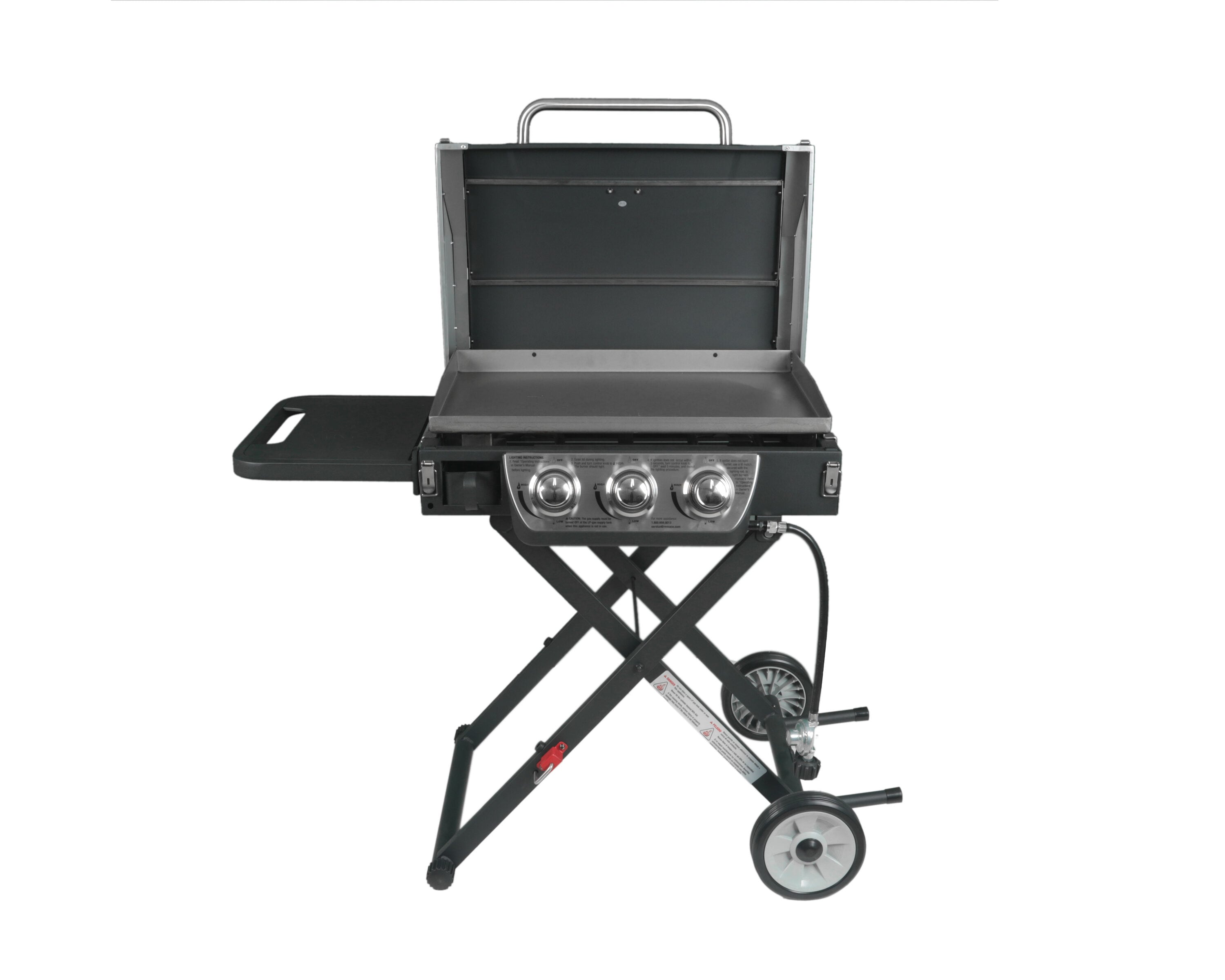 Blue Rhino 3-Burner Liquid Propane Flat Top Grill In The Flat Top ...