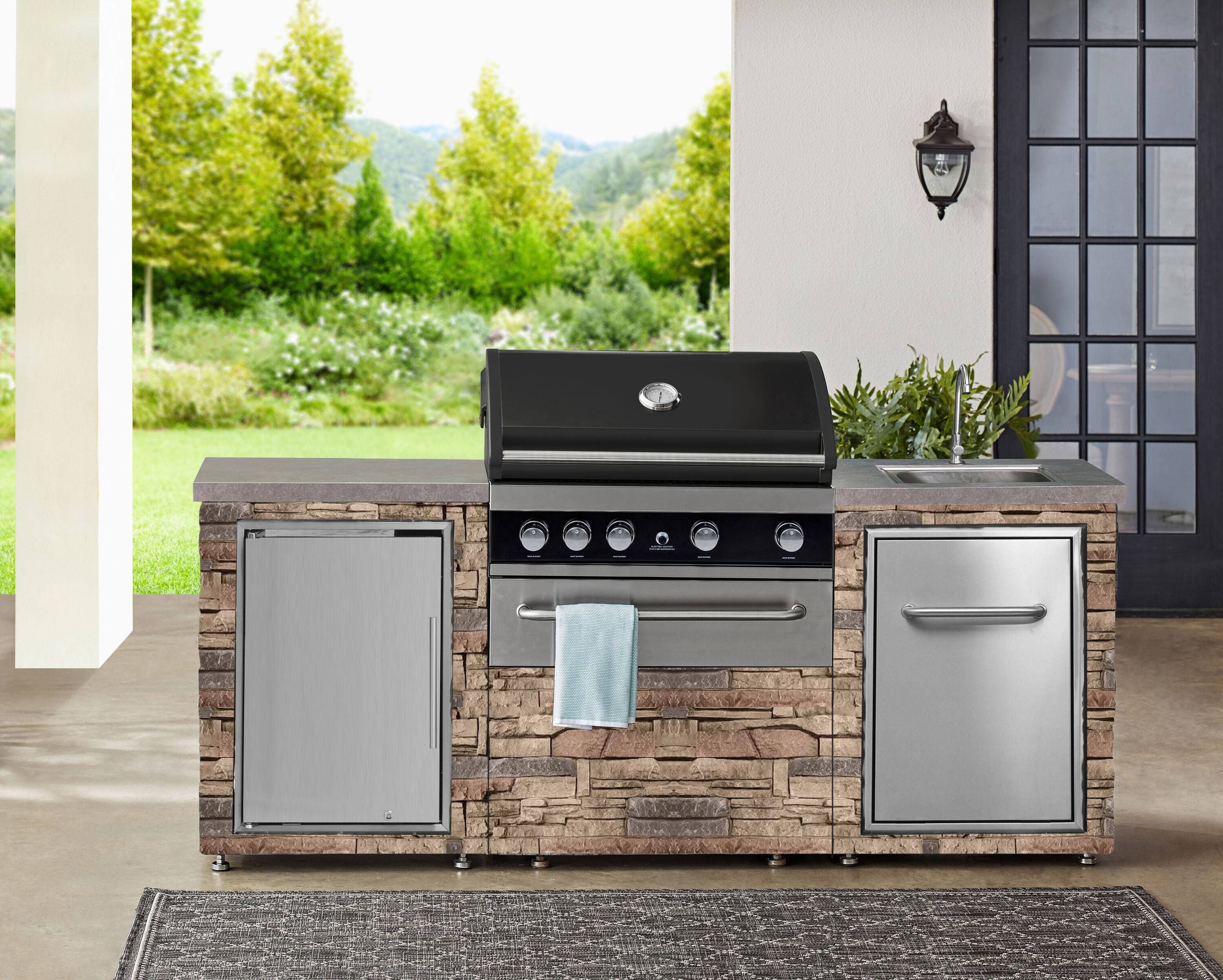 Outdoor kitchen kits lowes hotsell