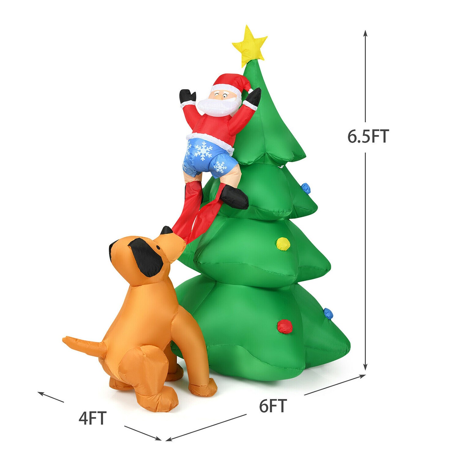 WELLFOR HYZ23946US Christmas-Inflatables - View #2