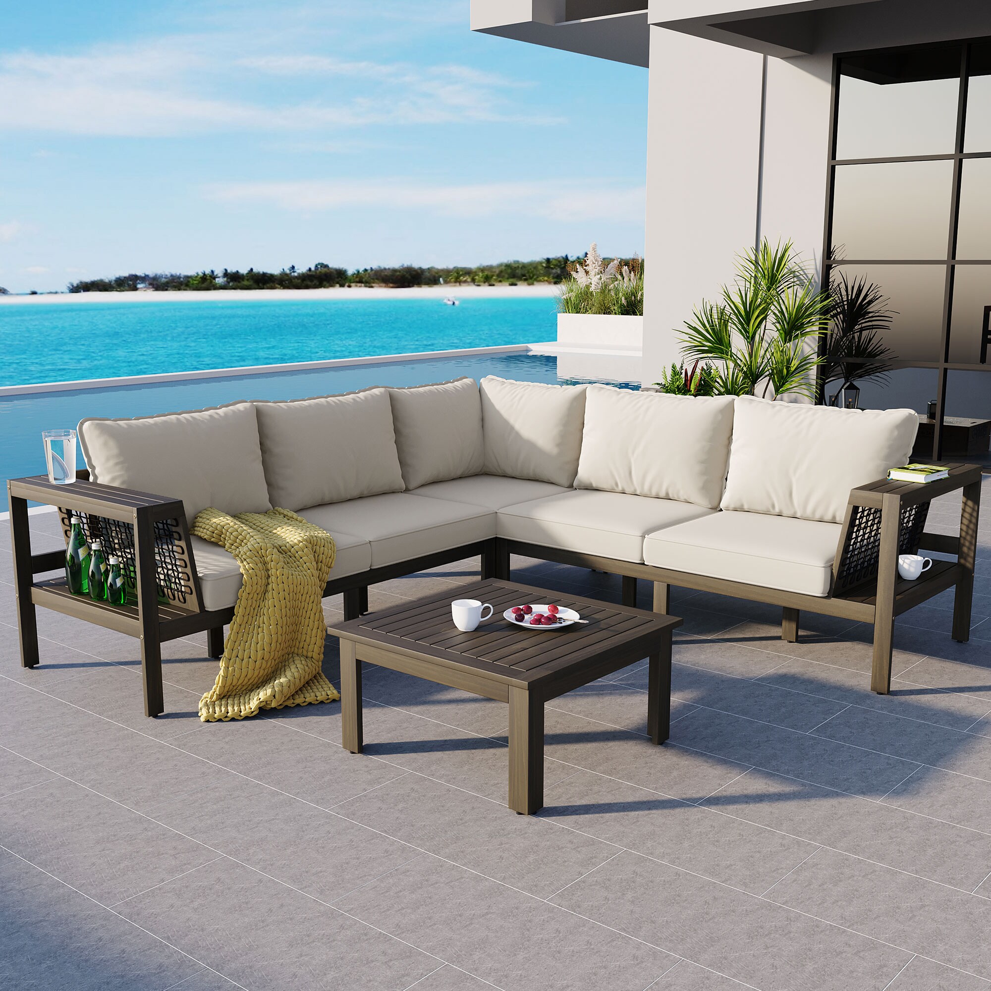 SINOFURN SYA330101BN Patio-Sofas-Daybeds - View #2