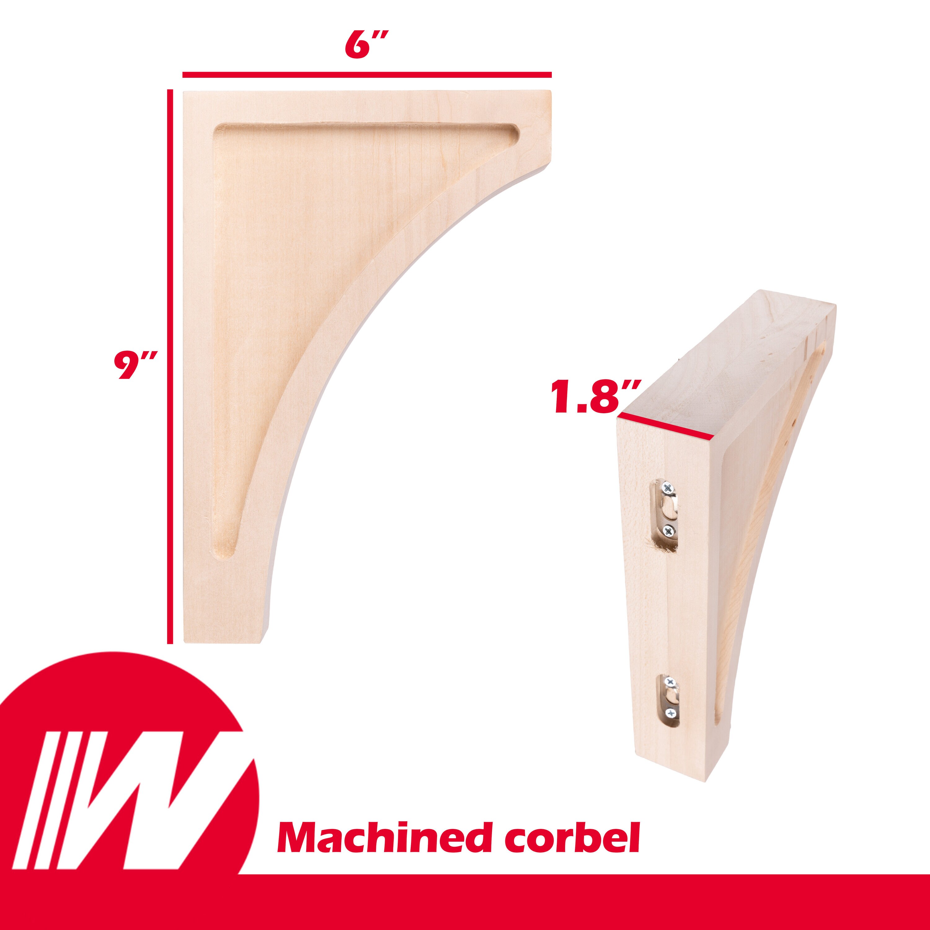 Waddell BR620 corbels - View #2