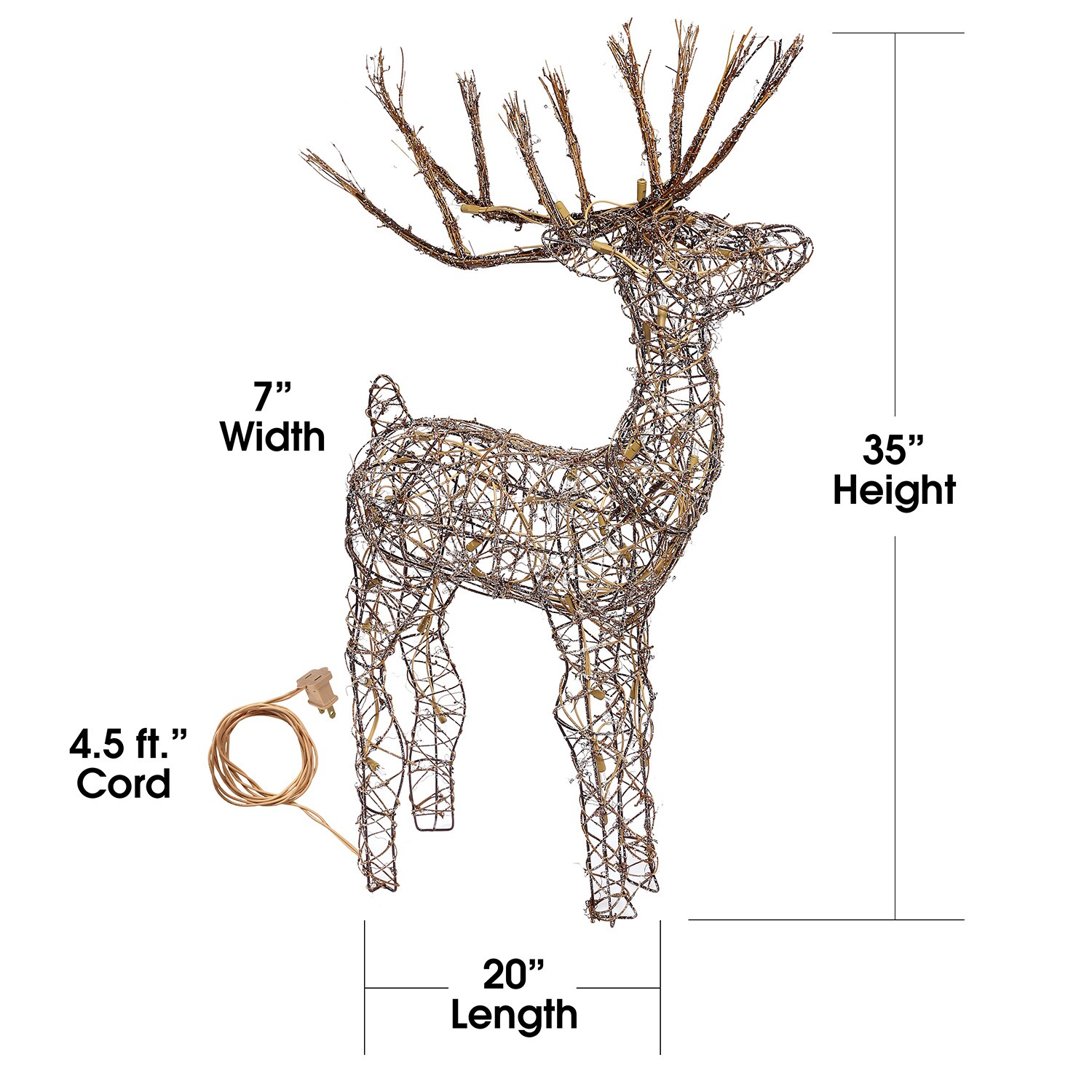 Alpine Corporation AUH164 Outdoor-Christmas-Decor - View #3