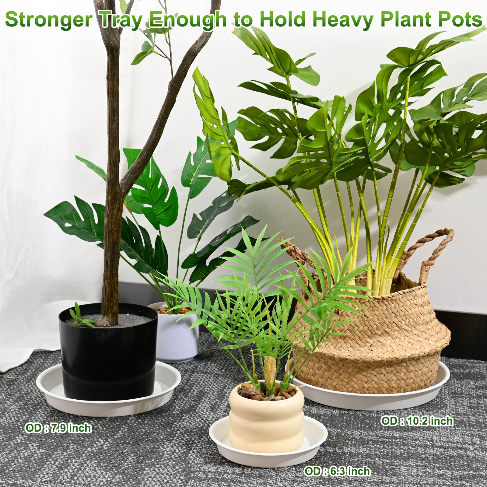 Unique Bargains S26081901UX1936 Plant-Saucers - View #4