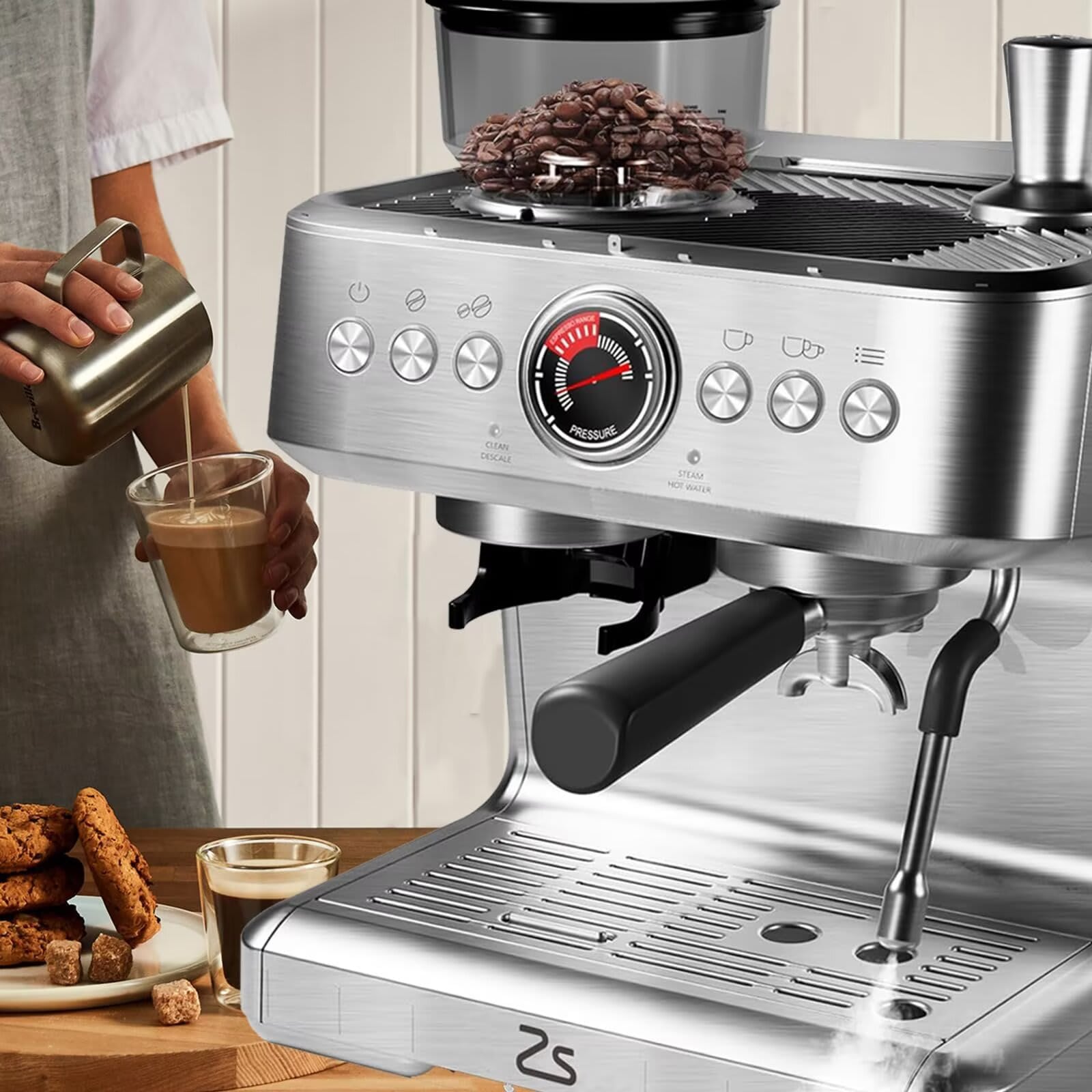 Qeetex JXNAG-PHO-13FTMM3J Espresso-Machines - View #4