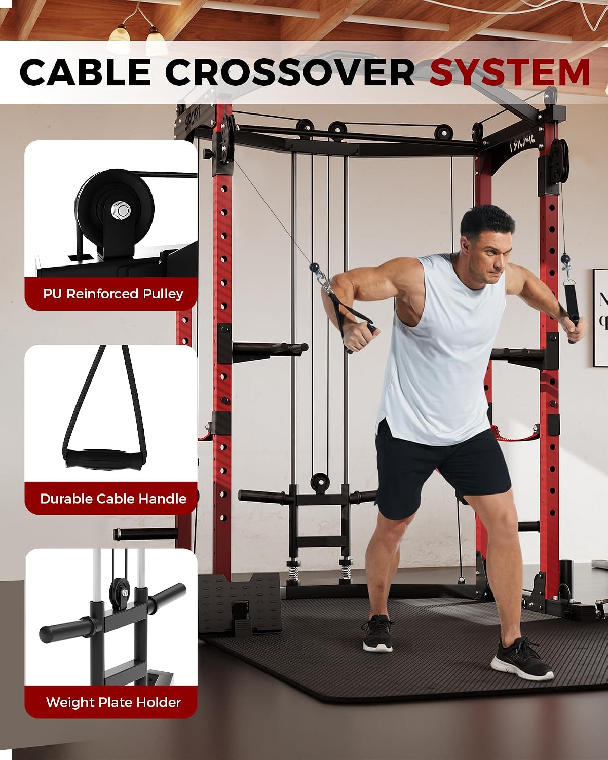 GAOMON CES-RG1ZHD-TSL17DO Lat-Pull-Down-Machines - View #4
