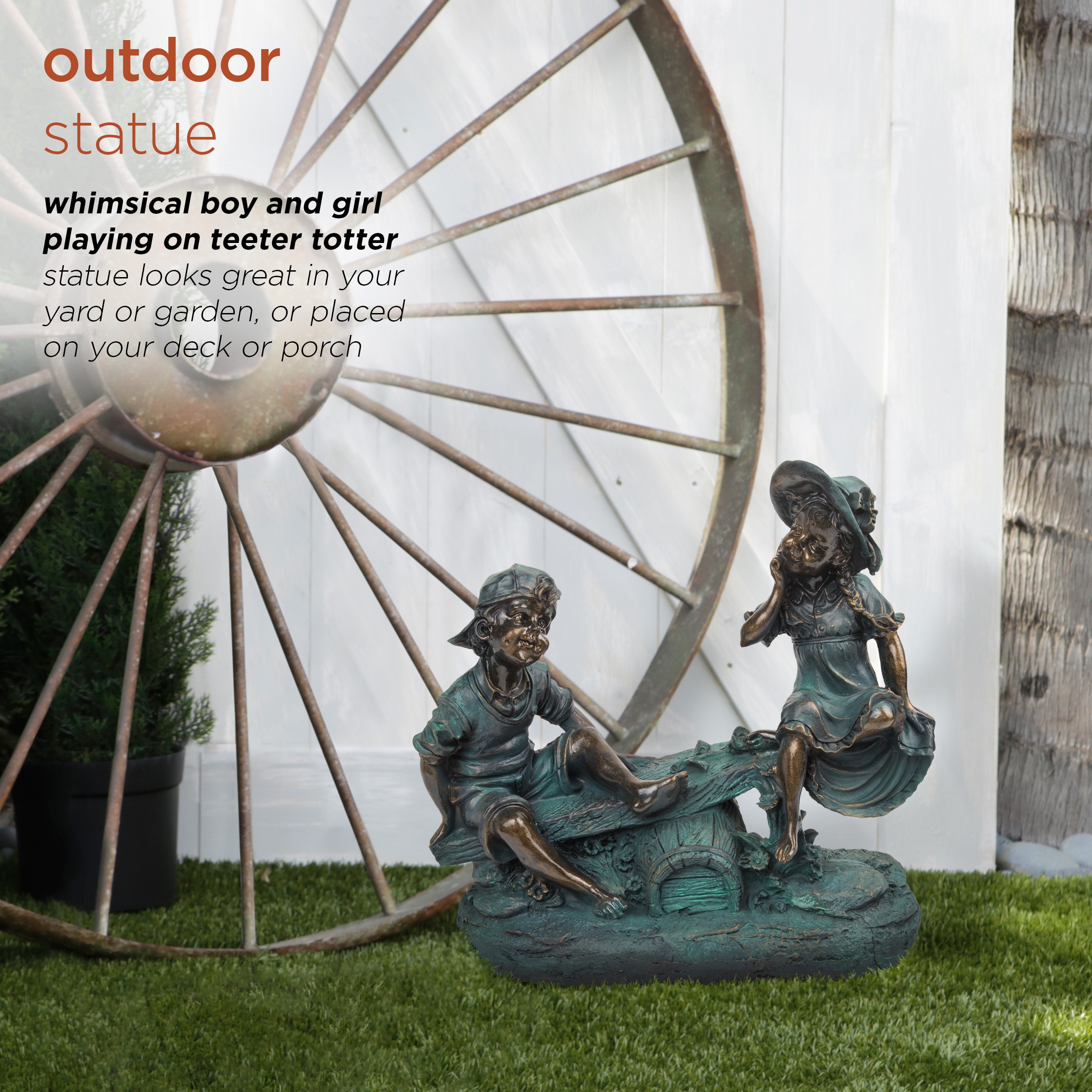 Alpine Corporation GXT262 Garden-Statue - View #4