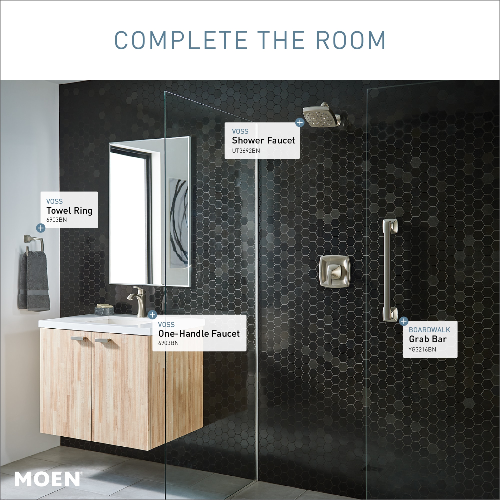 Moen UT3692BN Tub-Shower-Faucets - View #3