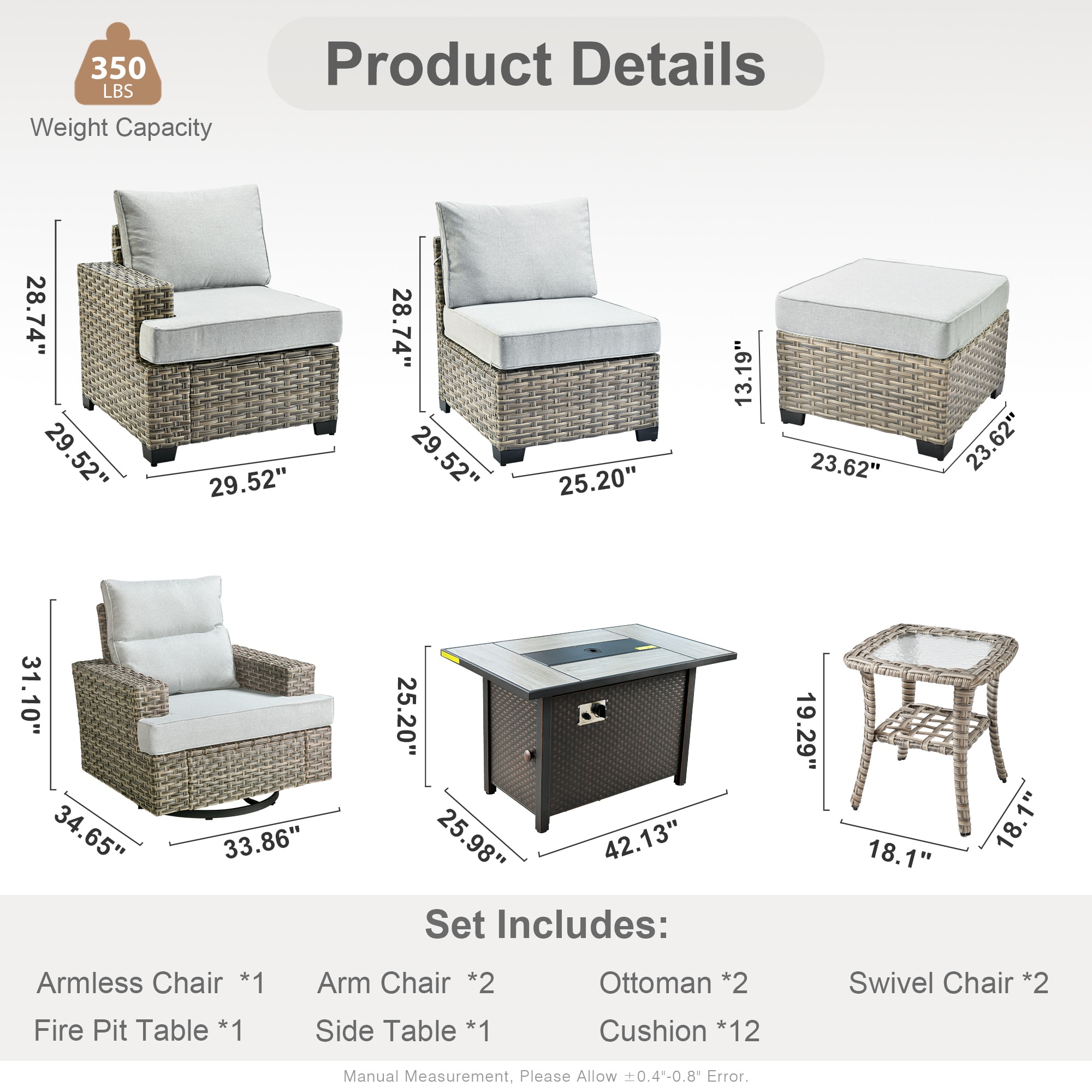 Caodoc L5-CFP03-YZTBS409-1 Patio-Sofas-Daybeds - View #7