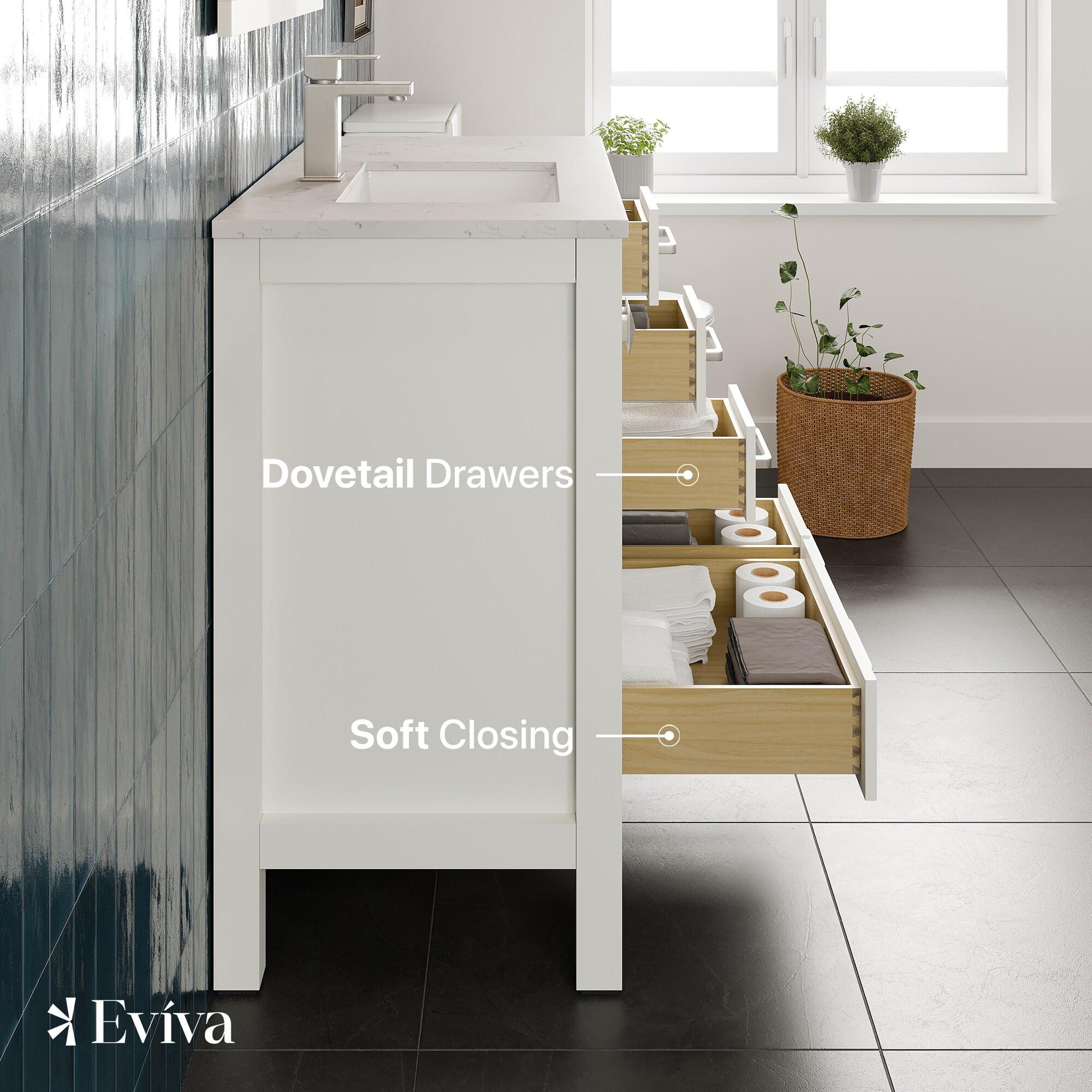 Eviva TVN414-38X18WH-Q Bath-Vanity-Combo - View #5