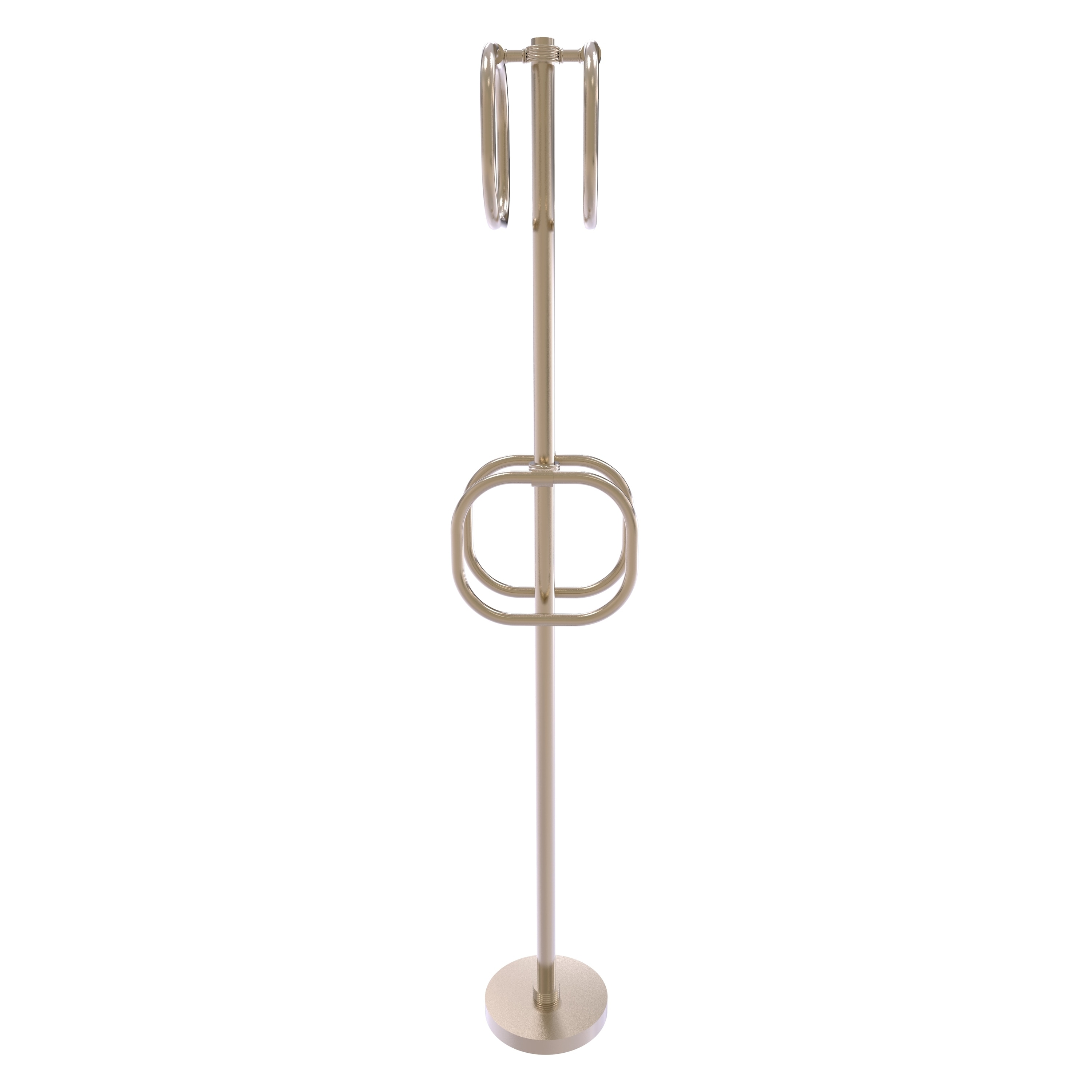 Allied Brass TS-40G-PEW Antique Pewter Freestanding floor Single Towel Ring