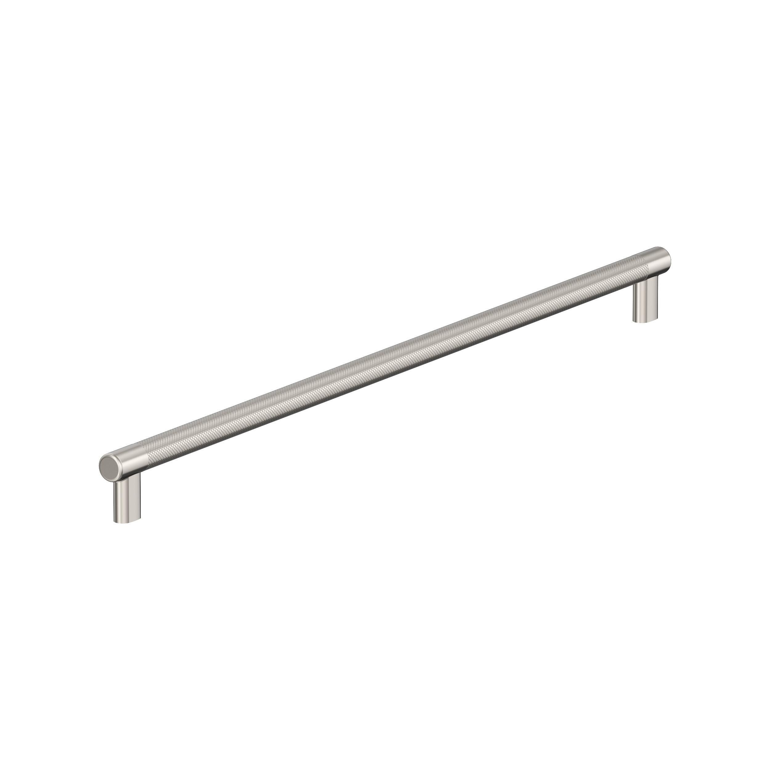 Amerock BP54072PN Bronx 24-in , 608mm Center to Center Polished Nickel Cylindrical Bar For Use on Appliances Drawer Pulls