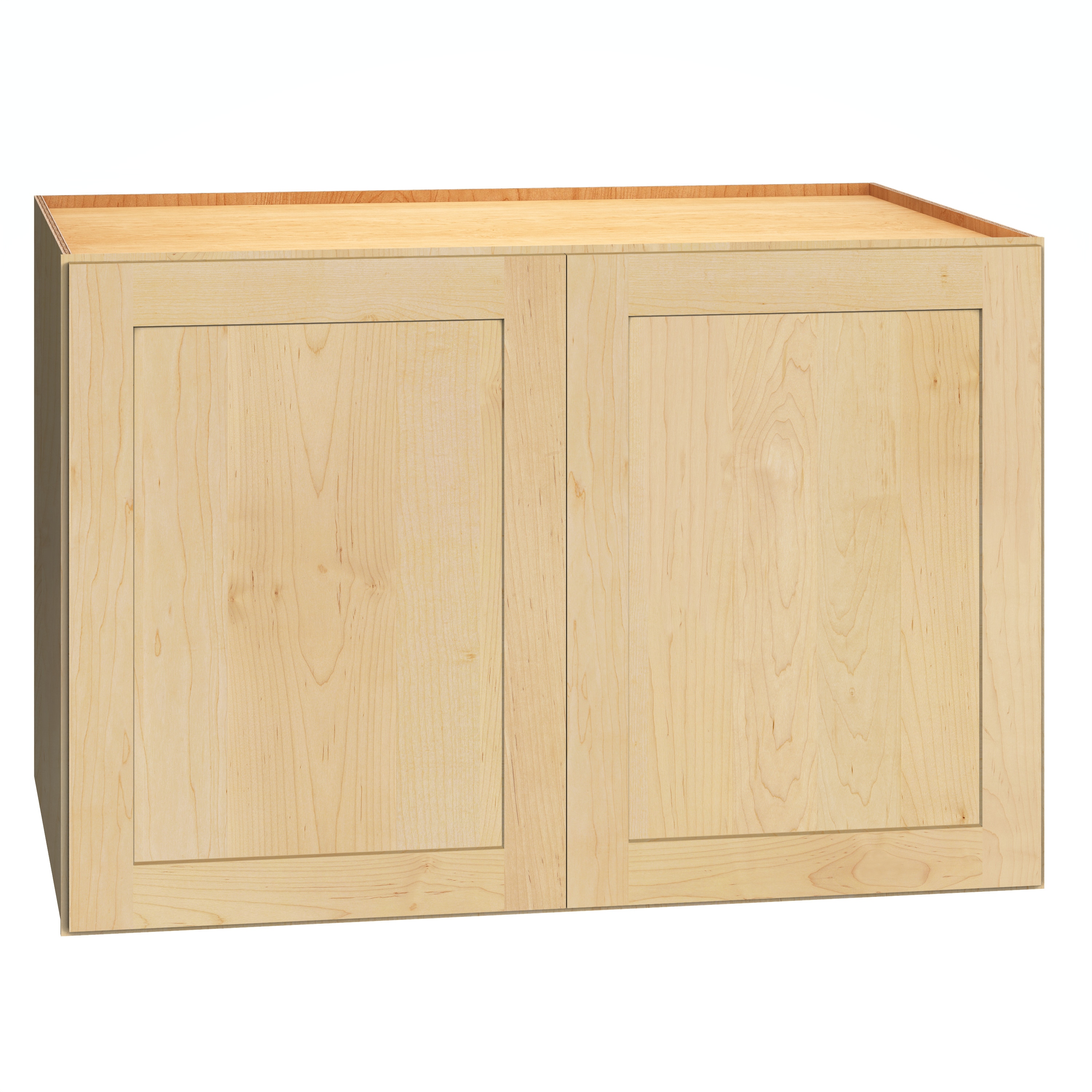 Diamond Express 62J-W362424 Jamestown 36-in W x 24-in H x 24-in D Natural Light Brown Wall Fully assembled Plywood Cabinet (Recessed Panel Shaker)