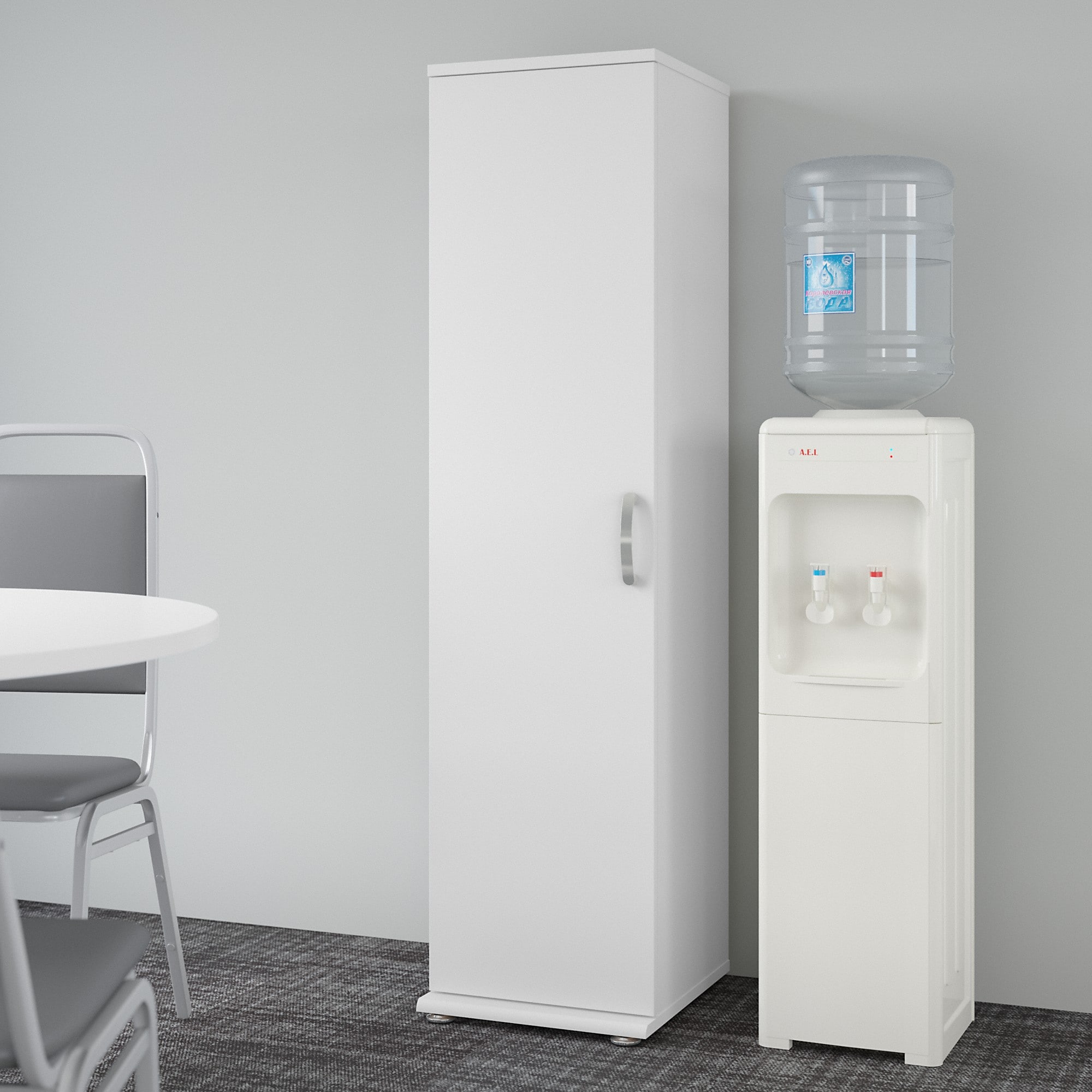 Bush Business Furniture UNS116WH Utility-Storage-Cabinets - View #2