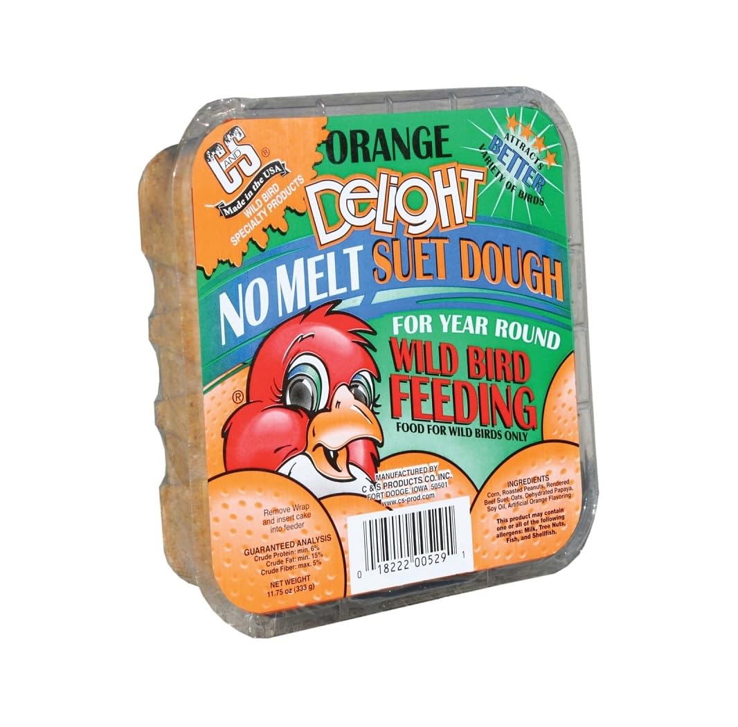 C&S C S Delight CS12529 No-Melt Bird Suet Dough 11.75 oz