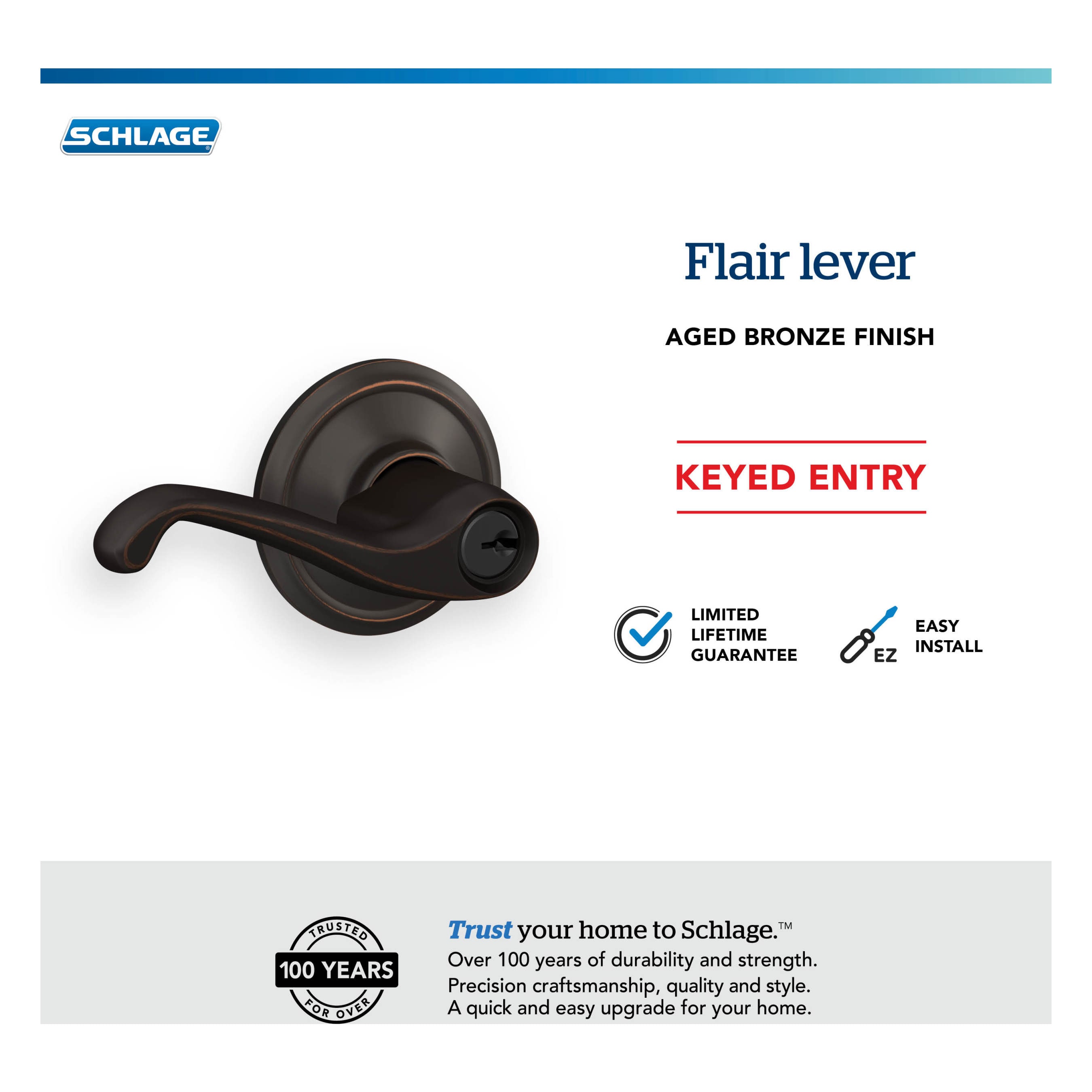 Schlage F51 V FLA 716 Door-Handles - View #10