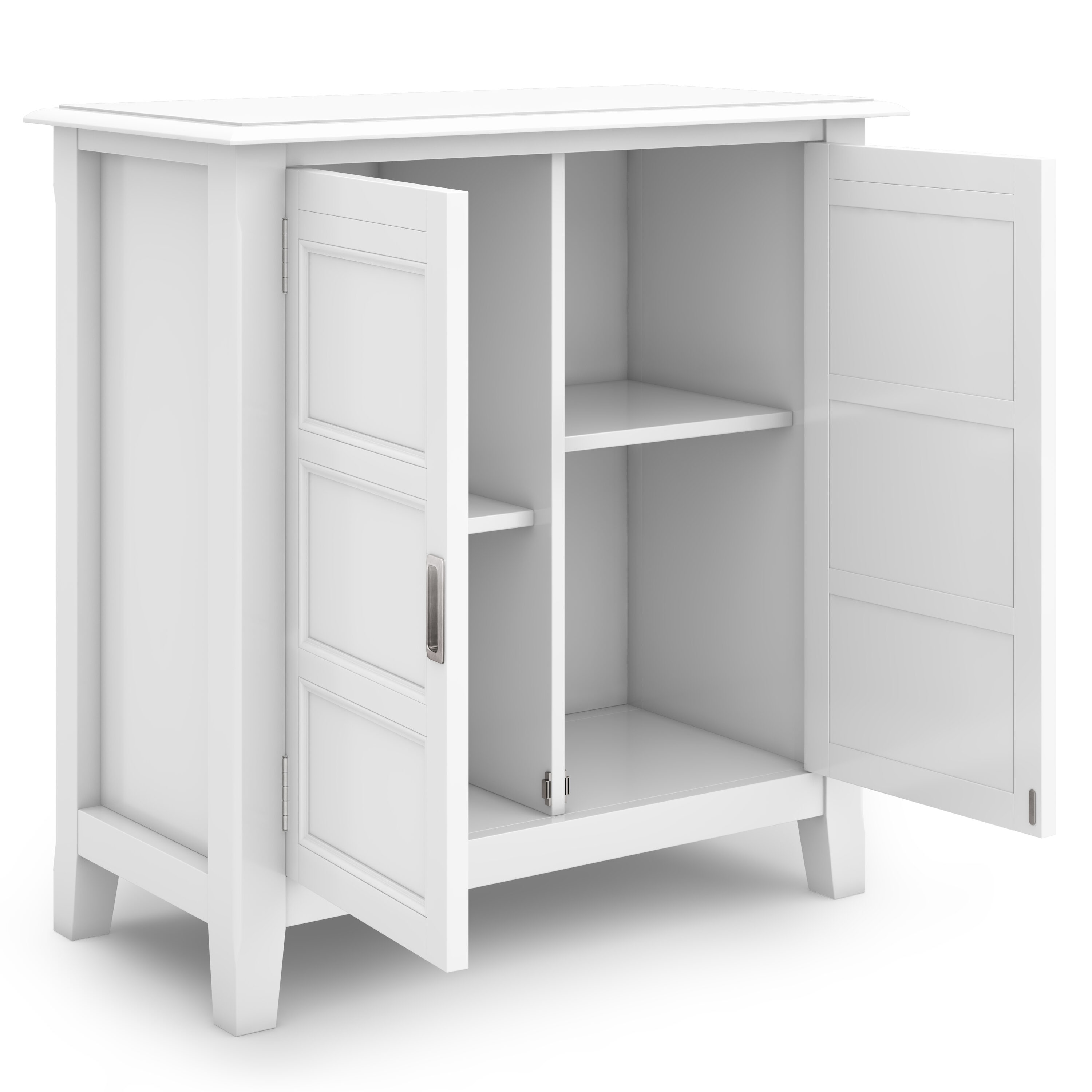 Simpli Home AXCBUR14-WH Gaming-Storage - View #5