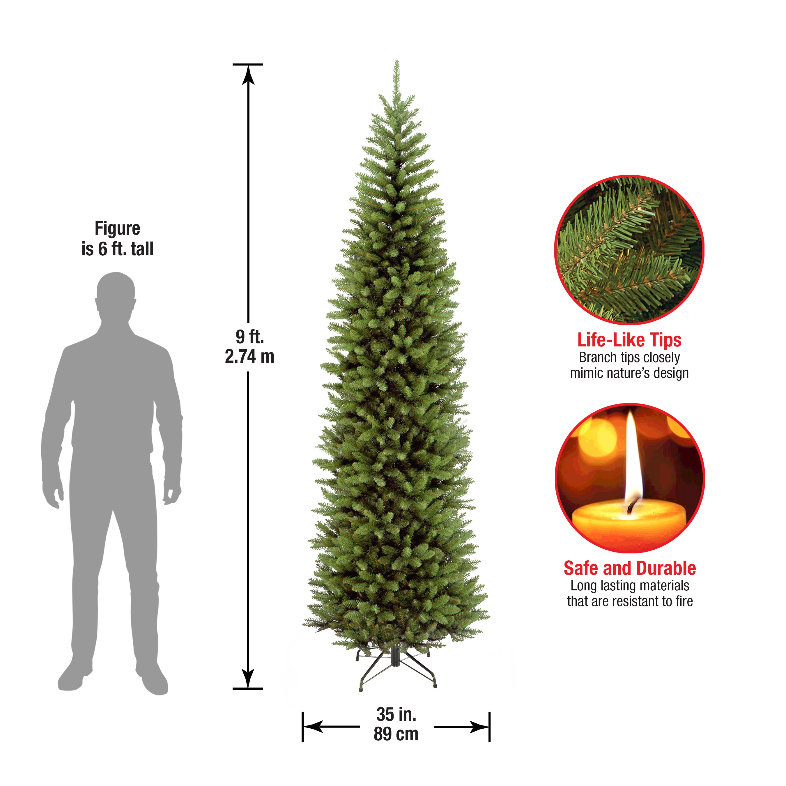 National Tree Company KW7-500-90 Artificial-Christmas-Trees - View #7