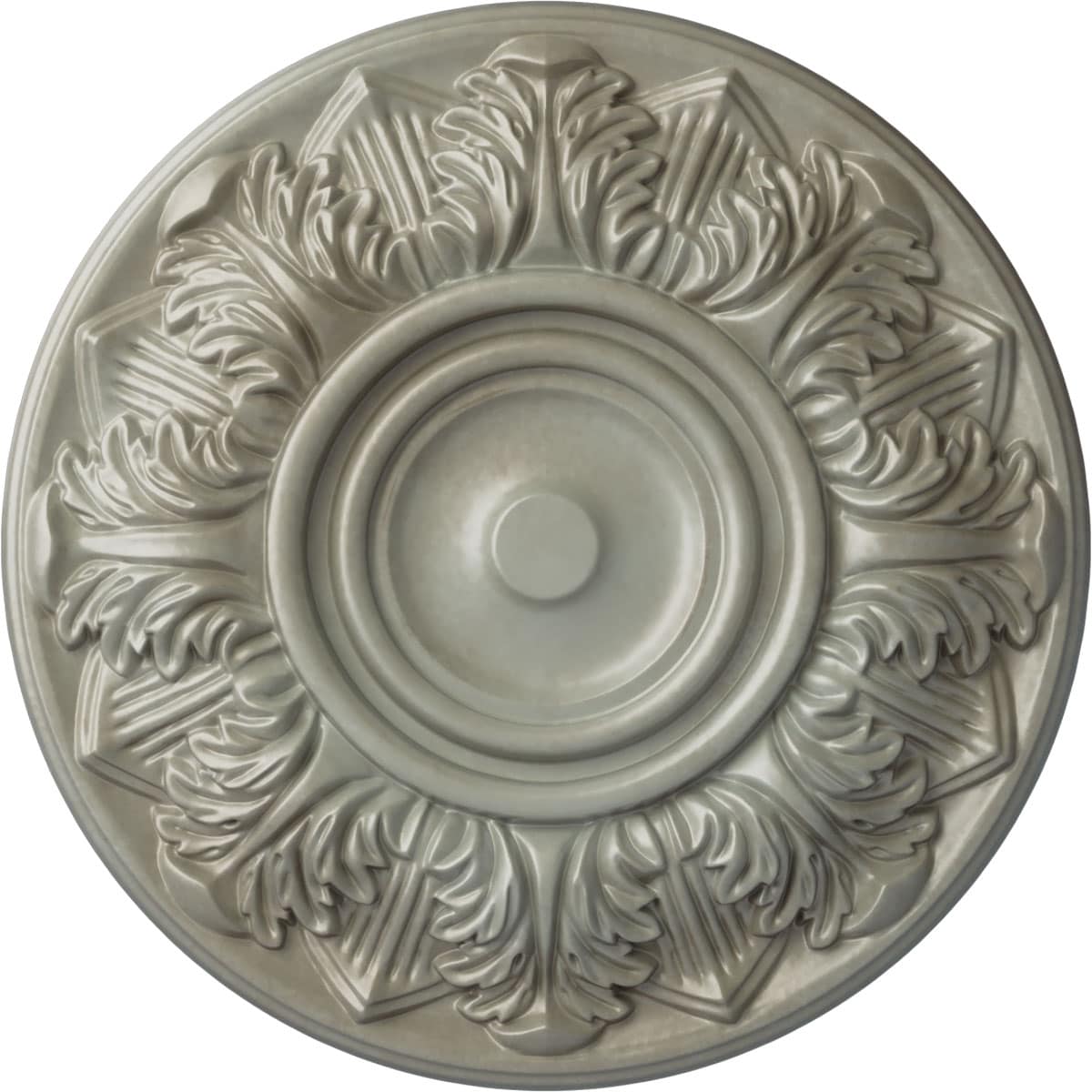 Ekena Millwork CM13WHFLS Whitman 13-in W x 13-in L Flash Gold Polyurethane Ceiling Medallion
