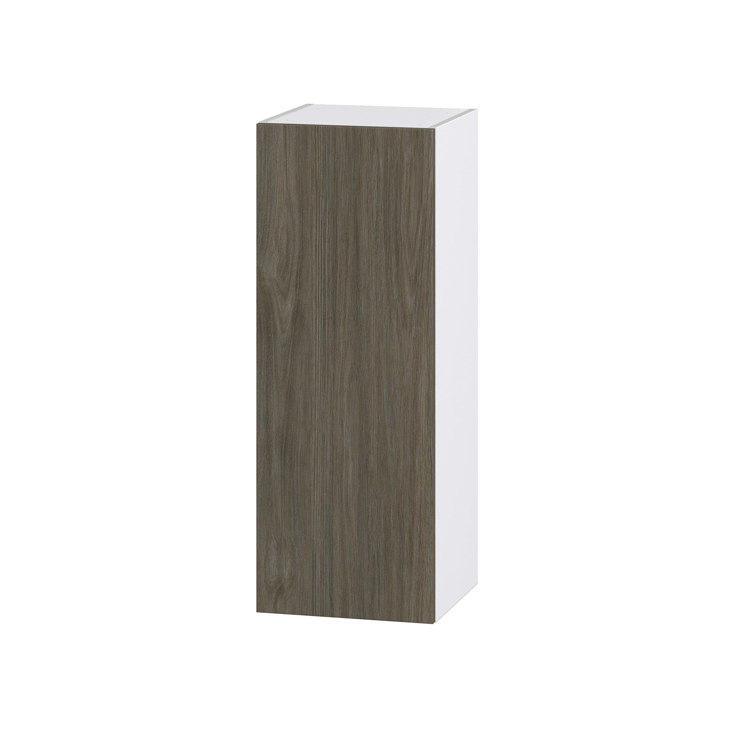 Hugo&Borg DSW1540(L/R)-SA Savane 15-in W x 40-in H x 14-in D Textmel Wall Fully assembled Cabinet (Flat Panel Slab)