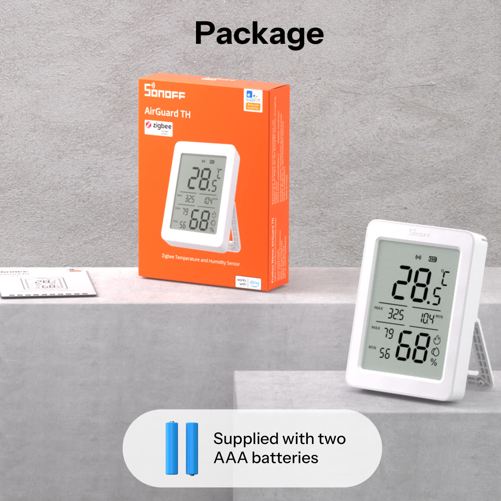 SONOFF SNZB-02DR2-2PC Security-Alarm-Access - View #4