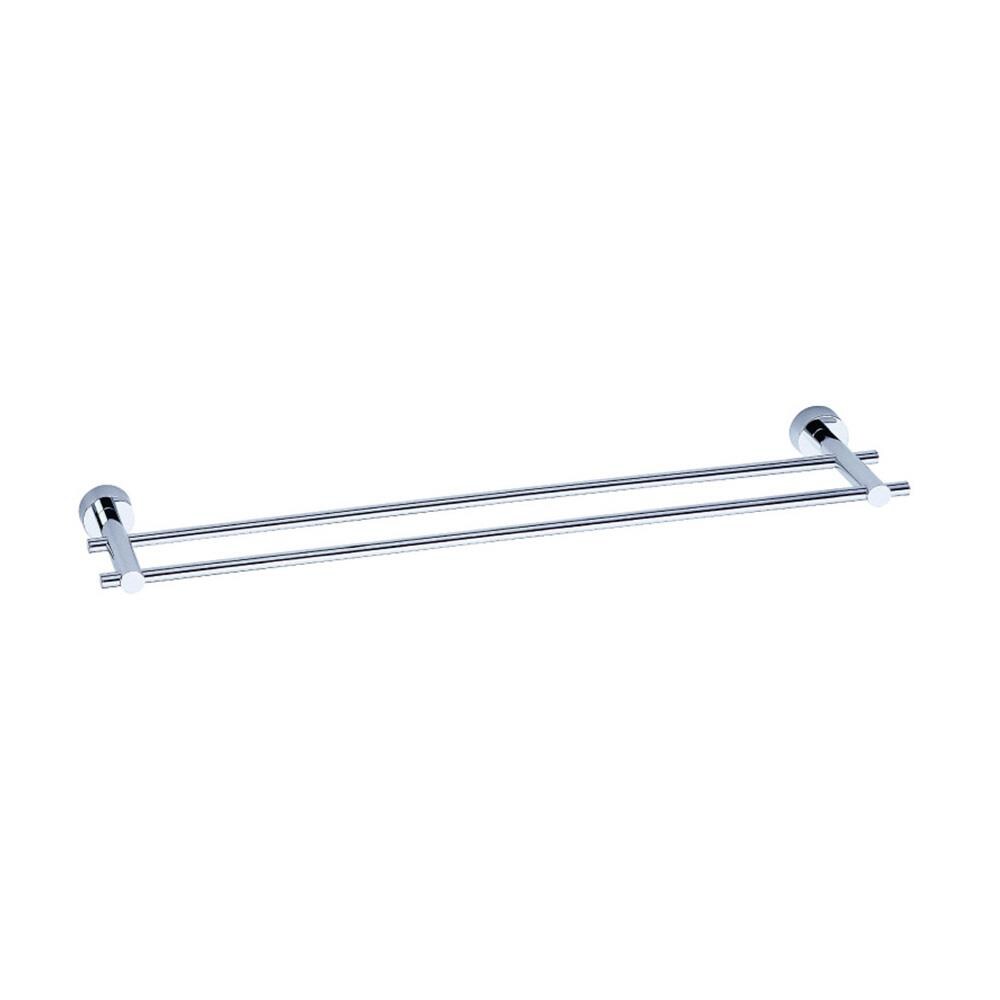 Danze Parma 24 In Chrome Wall Mount Double Towel Bar At Lowes Com   00739580 