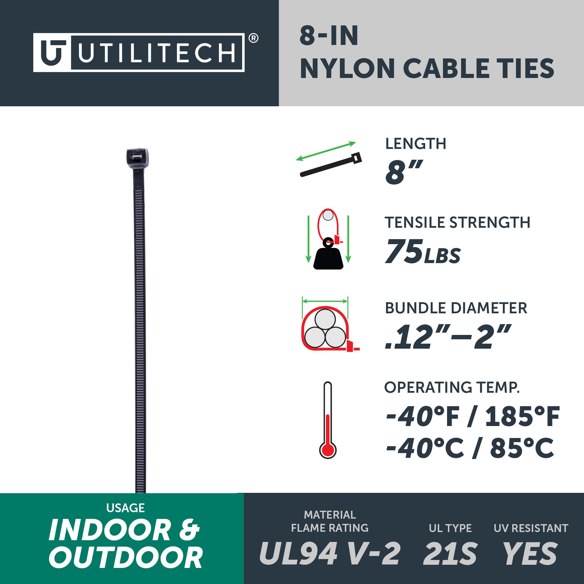 Utilitech SGY-CT112 Cable-Ties - View #3