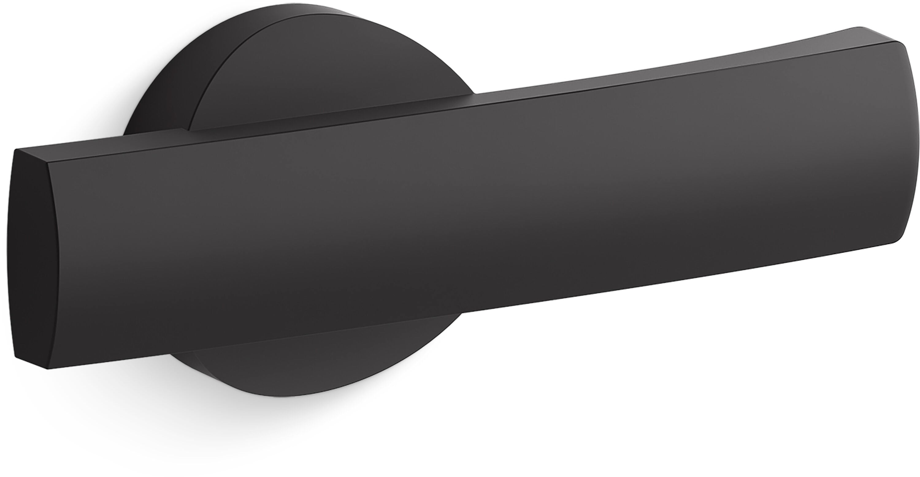 KOHLER K-30919-R-BL Santa Rosa 3-1/4-in Front/Side Mount Matte Black Handle with lever