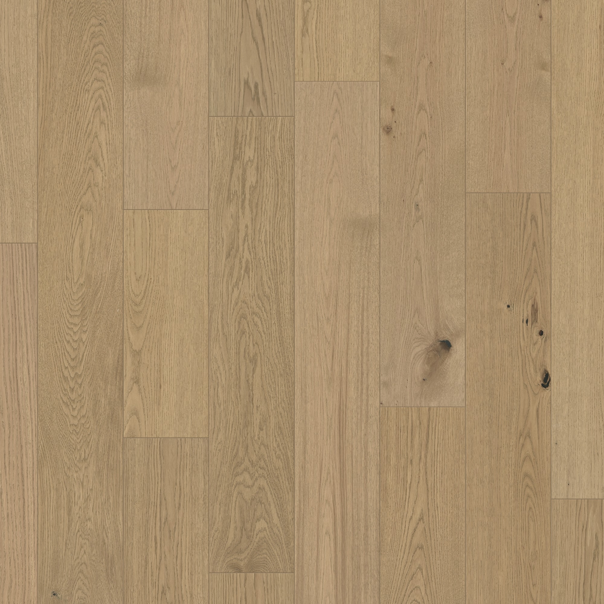 Element Flooring E21020 Irving Park Nairn European white oak 8-33/50-in W x 9/16-in T x Varying Length Wirebrushed Water Resistant Engineered Hardwood Flooring ( 31.25-sq ft / Carton )