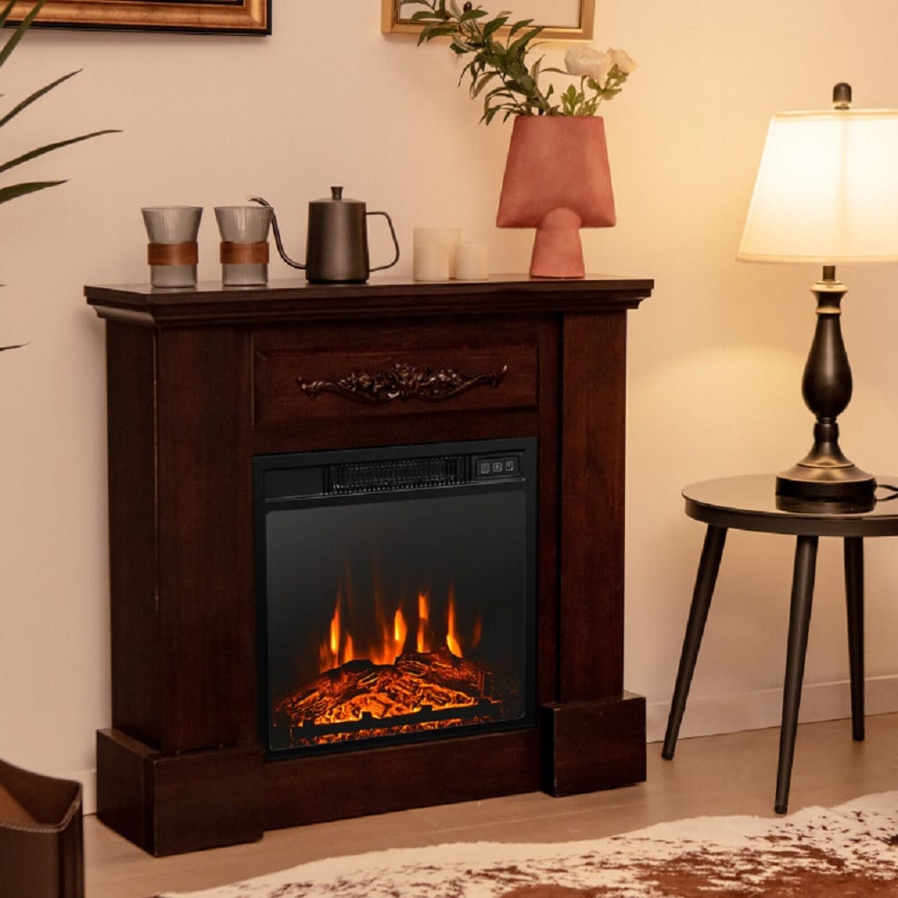 Forclover ALHY-FP03WH Electric-Fireplaces - View #2