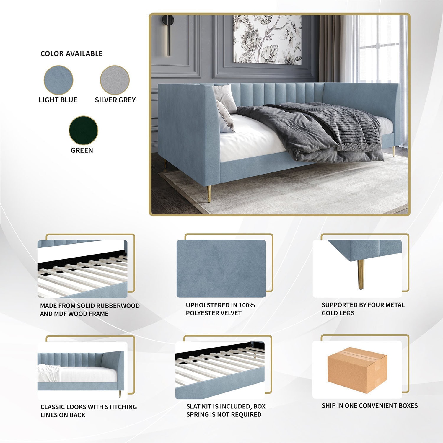 ChaletPosh C5082T-LBL-VV beds - View #10