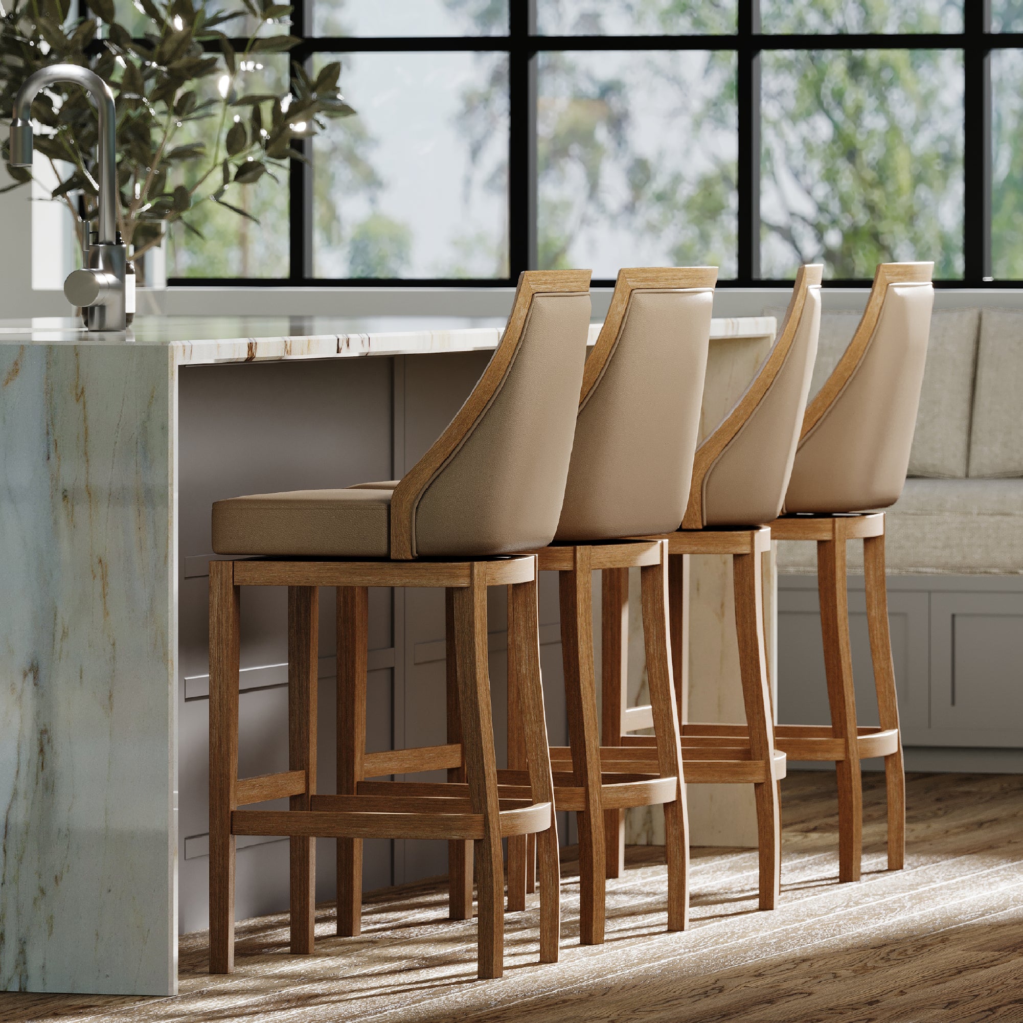 Maven Lane ML109120-PBS-WO stools - View #10