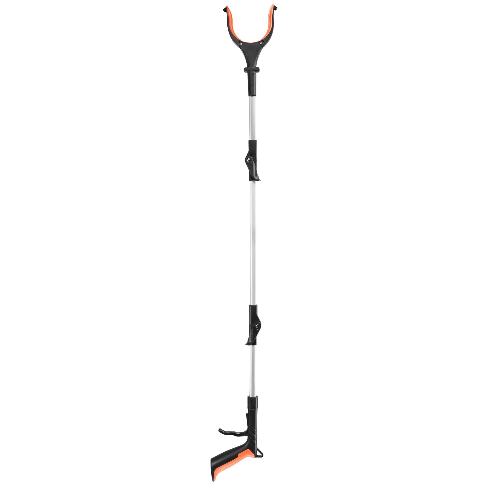 GIVIMO 43-in Long Foldable Grabber Reacher Tool with LED Light 360-Deg Rotating Jaw Magnet for Seniors Extra Long Trash Picker Upper