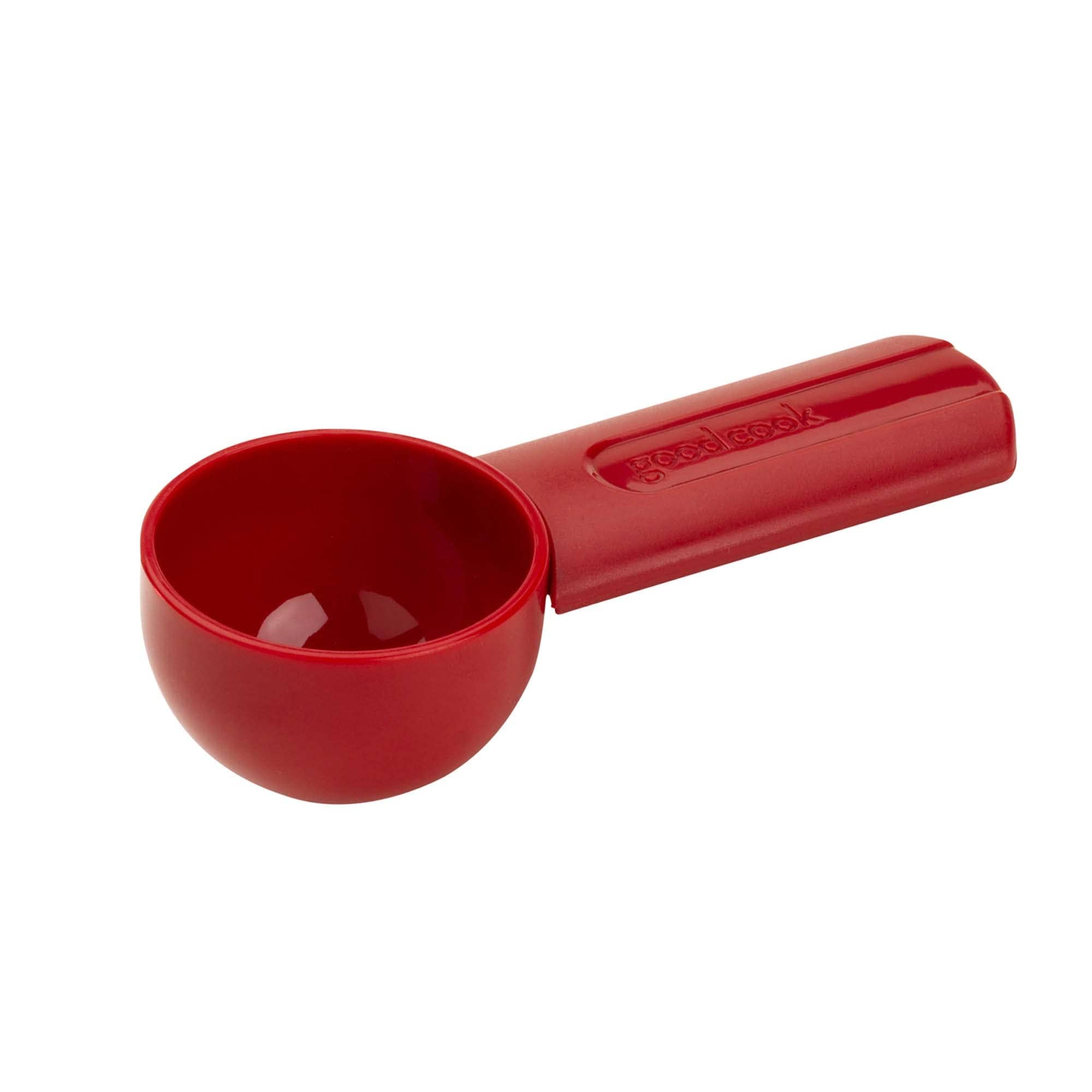 good cook GoodCook Extendable Coffee Measuring Scoop 2 Tablespoons (1/8 Cup) Red