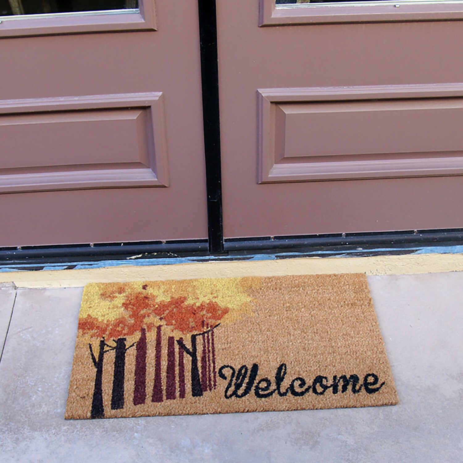 Modern Welcome Home Doormat, Mid-century Decor, Coir Doormat, Front Door Mat,  Simple Decor for Porch, Minimal Welcome Mat, Outdoor Door Mats 