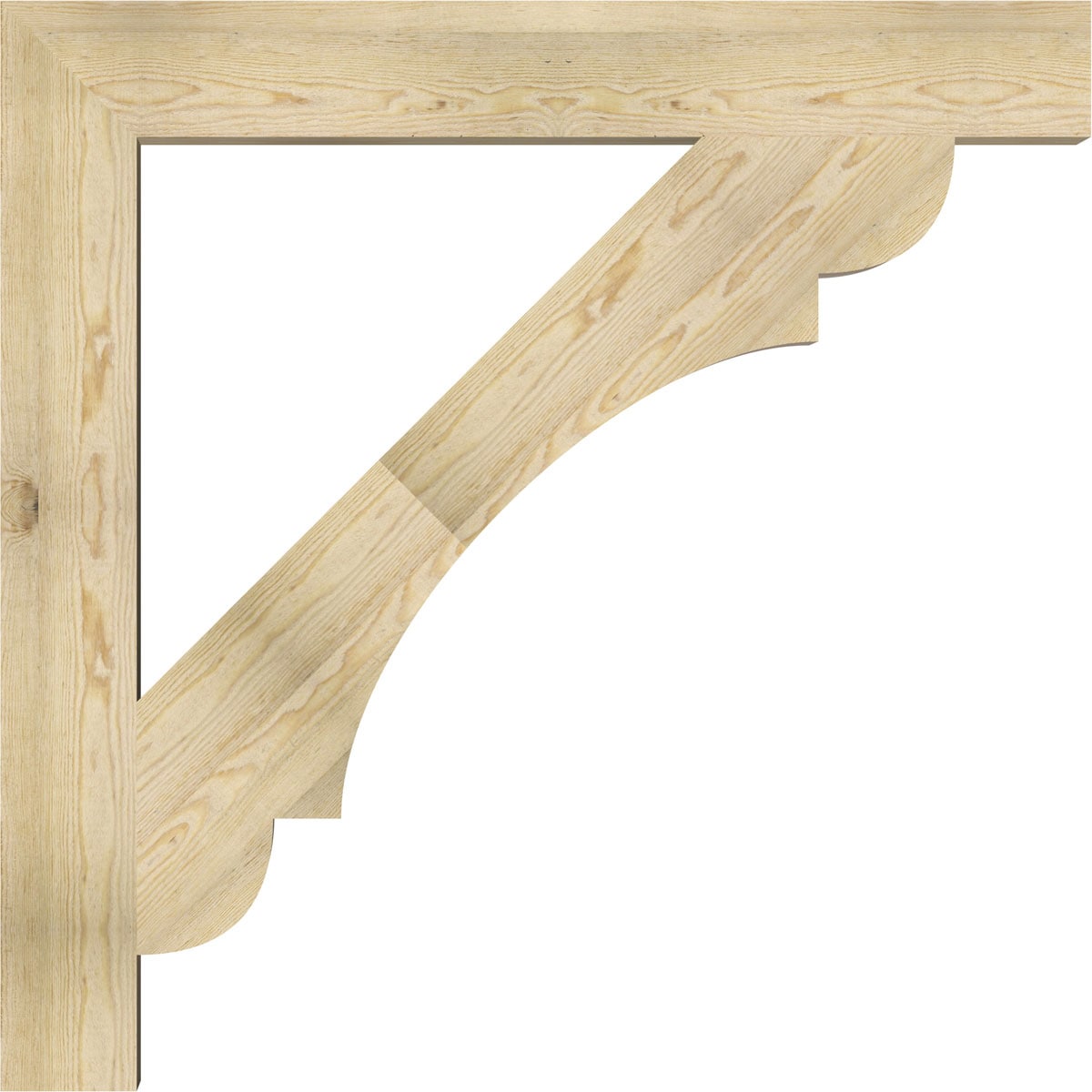 Ekena Millwork BKT06X48X48OLY05RDF Exterior-Brackets-Braces - View #3